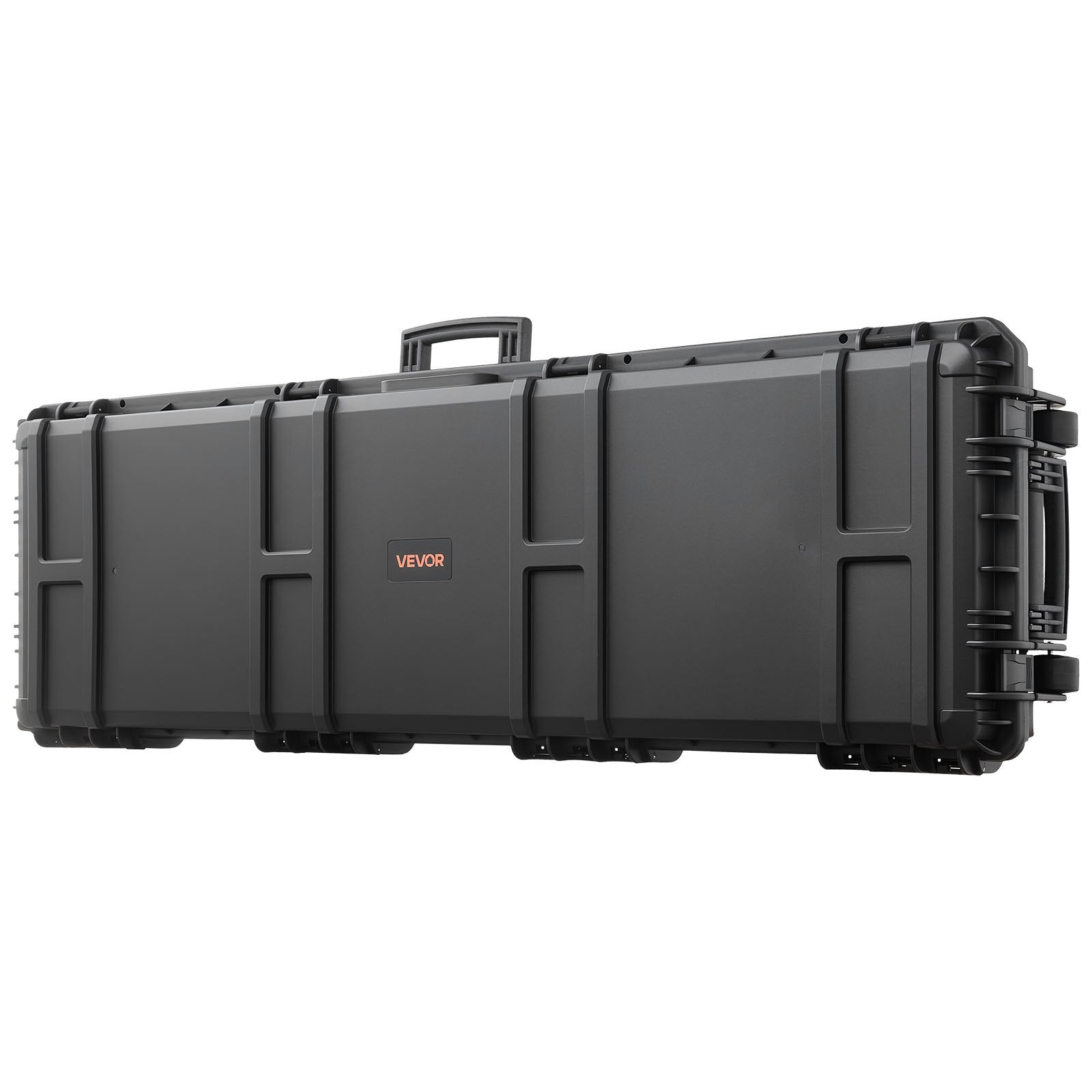 Hard Rifle Case 1270mm Lockable XPE Foam Wheels IP67 Waterproof Dustproof Black