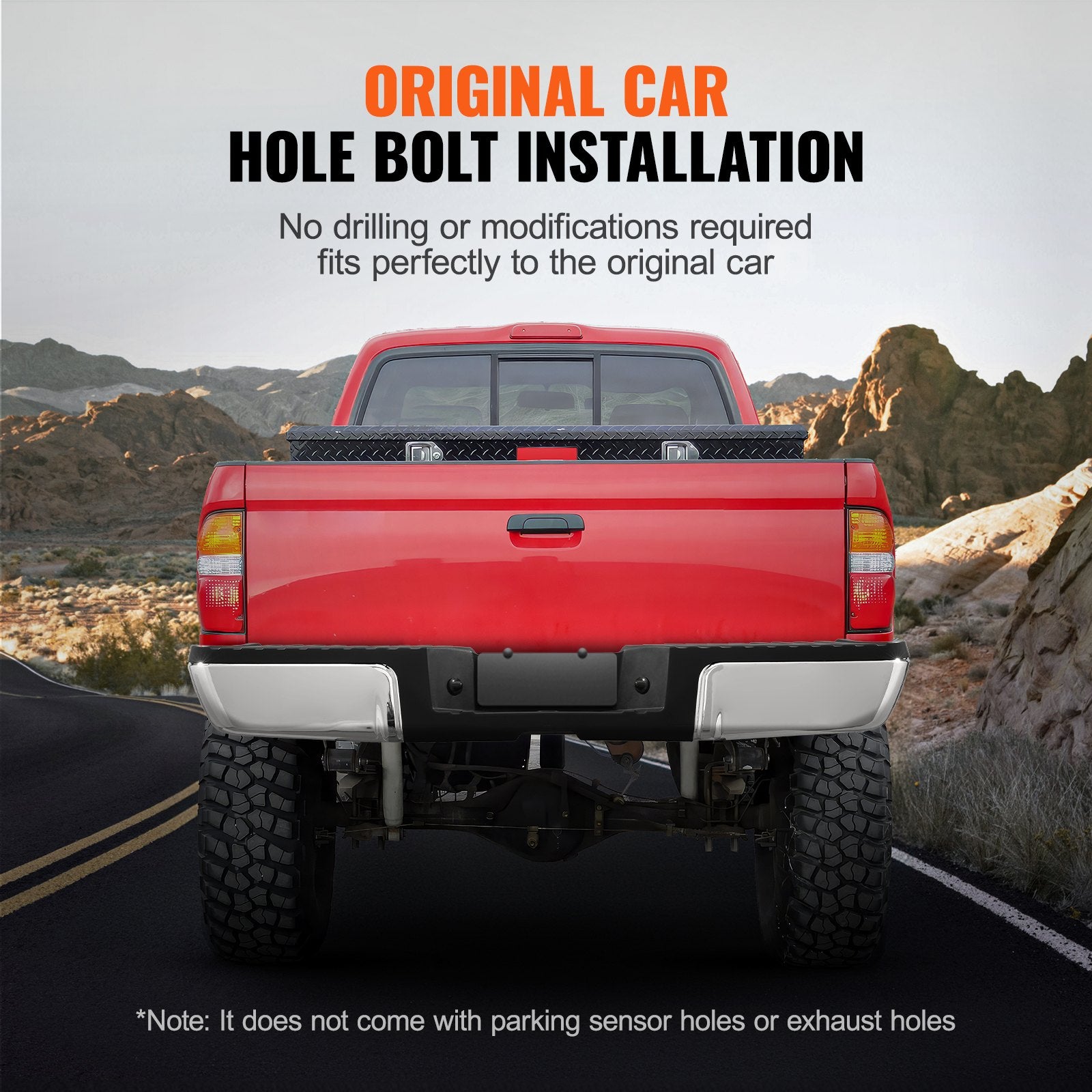 Rear Step Bumper for 2008-2016 Ford F250/F350 Chrome Steel with Step Pad