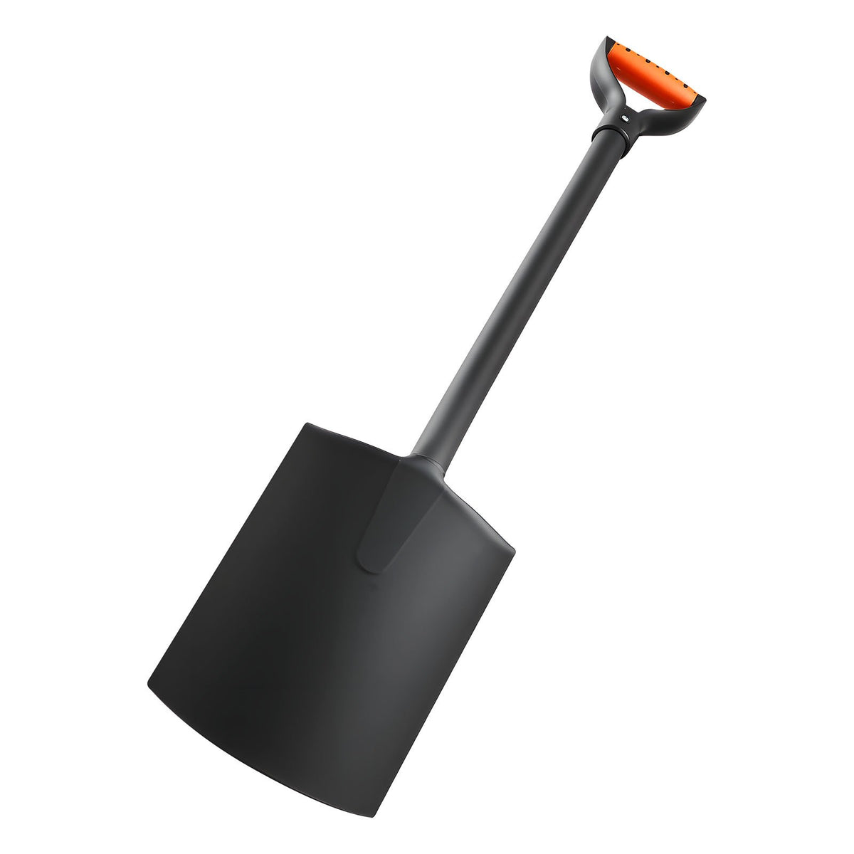 Square Shovel 122 cm Heavy-Duty Flat Shovel Alloy Steel Blade Non-Slip D-Handle