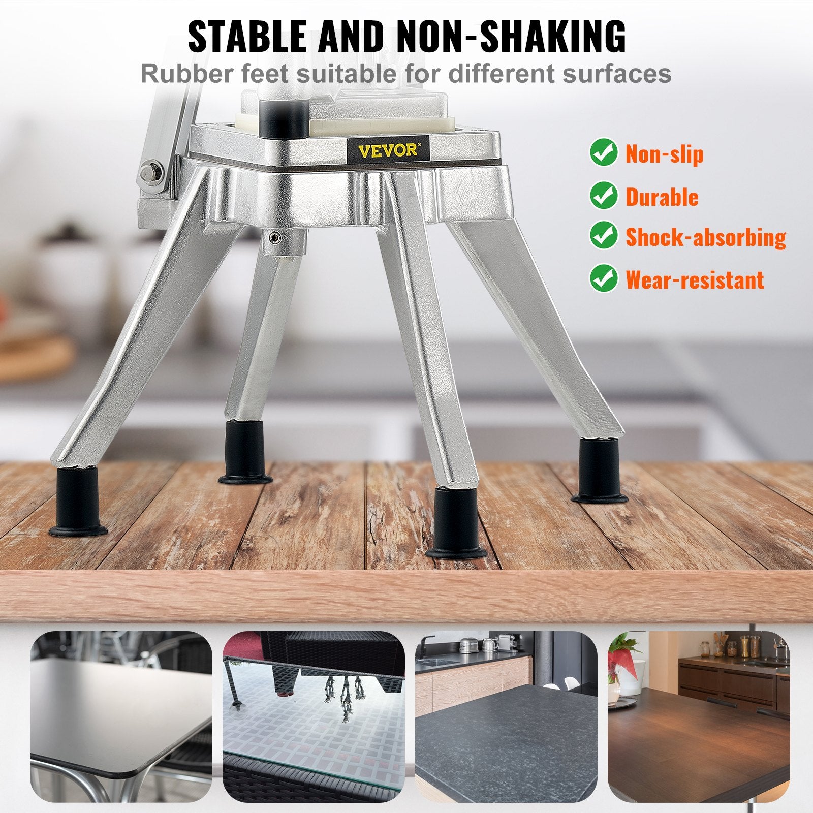 Commercial Vegetable Fruit Chopper 1/2" Blade Stainless Steel Cutter