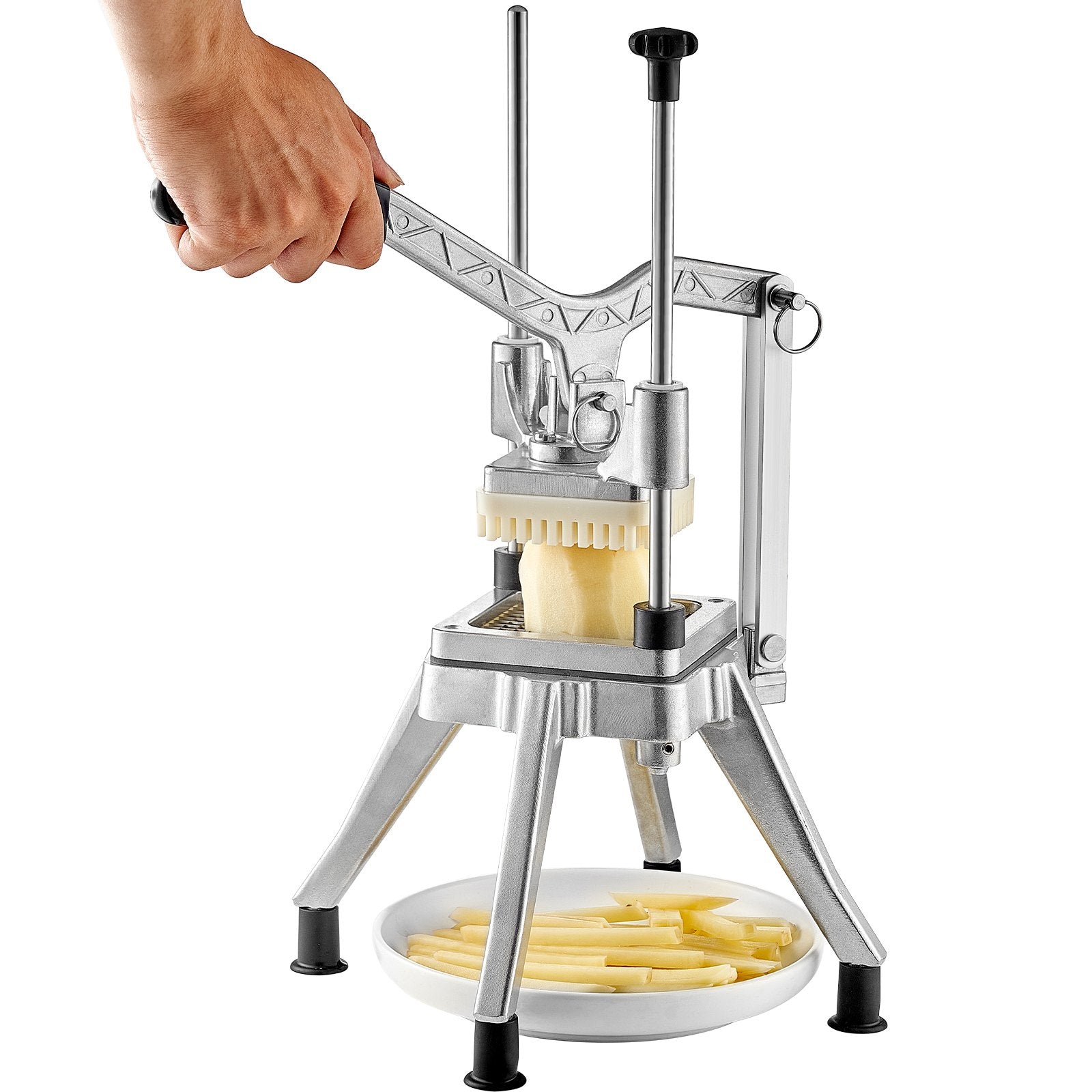 Commercial Vegetable Fruit Chopper 1/2" Blade Stainless Steel Cutter