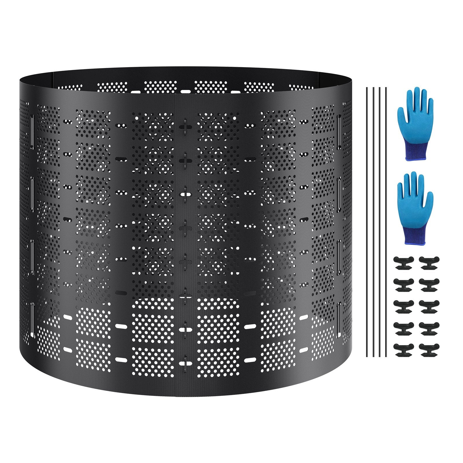 Compost Bin 1000L, Outdoor Expandable Composter, Large Capacity Easy Setup