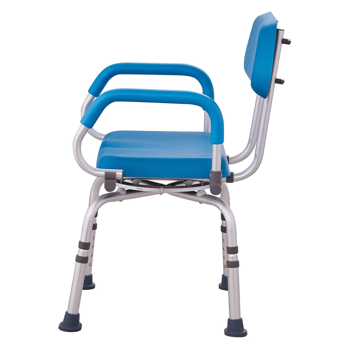Swivel Shower Chair 360° Adjustable Seat with Pivot Arms Padded Non-Slip 300lbs