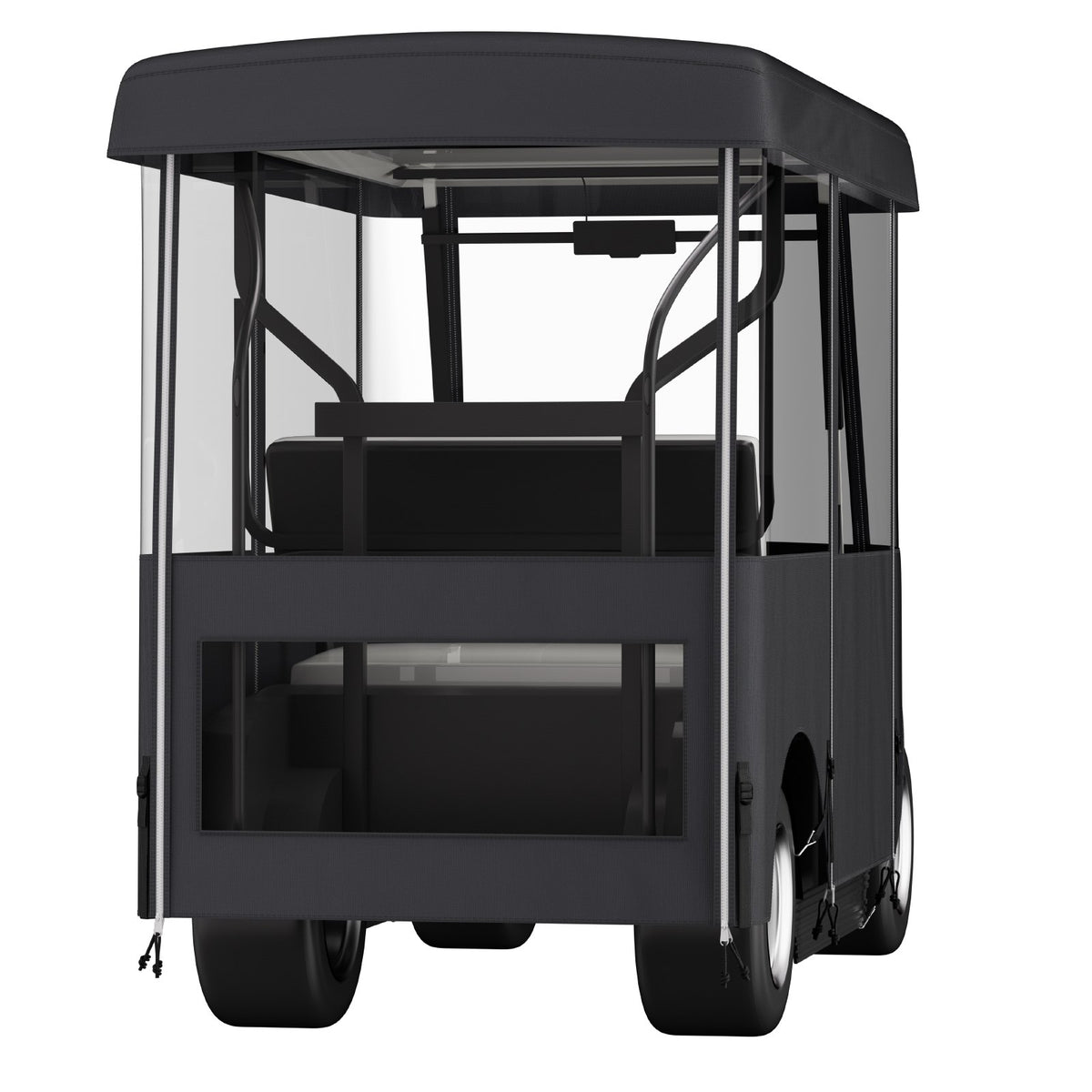 2+2 Passenger Golf Cart Enclosure Universal Sunproof Dustproof Polyester Cover