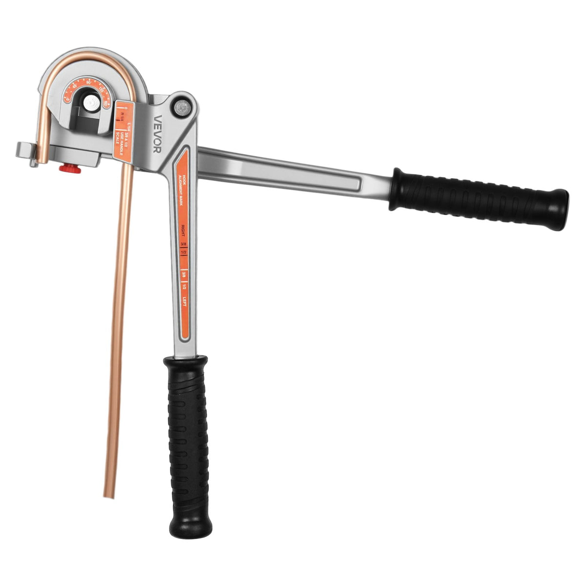 Pipe Tube Bender 3-in-1 1/4"-1/2" Manual 180° Copper Aluminum Bending Tool