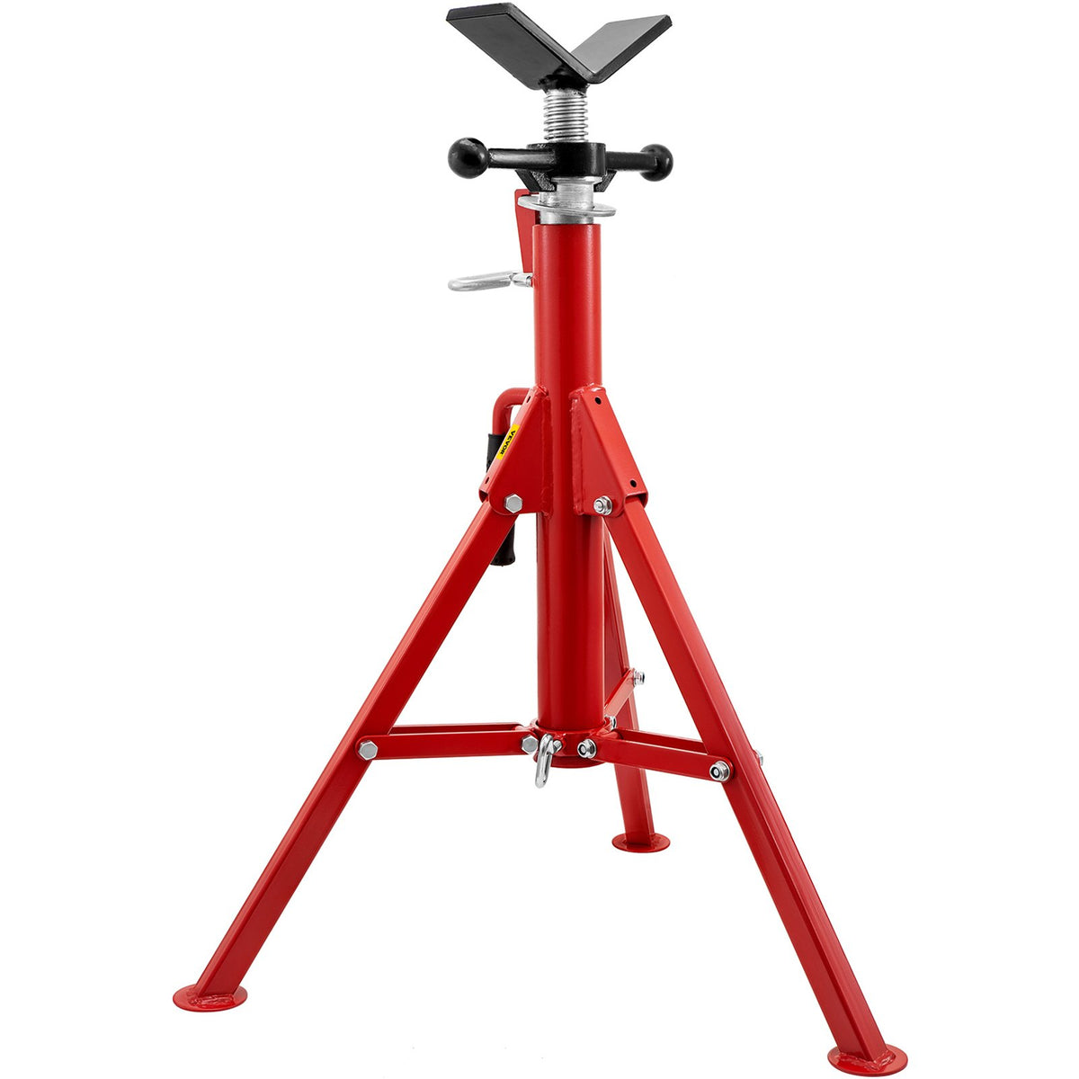 Pipe Jack Stand V-Head Foldable Legs Max Height 52in 2500LB