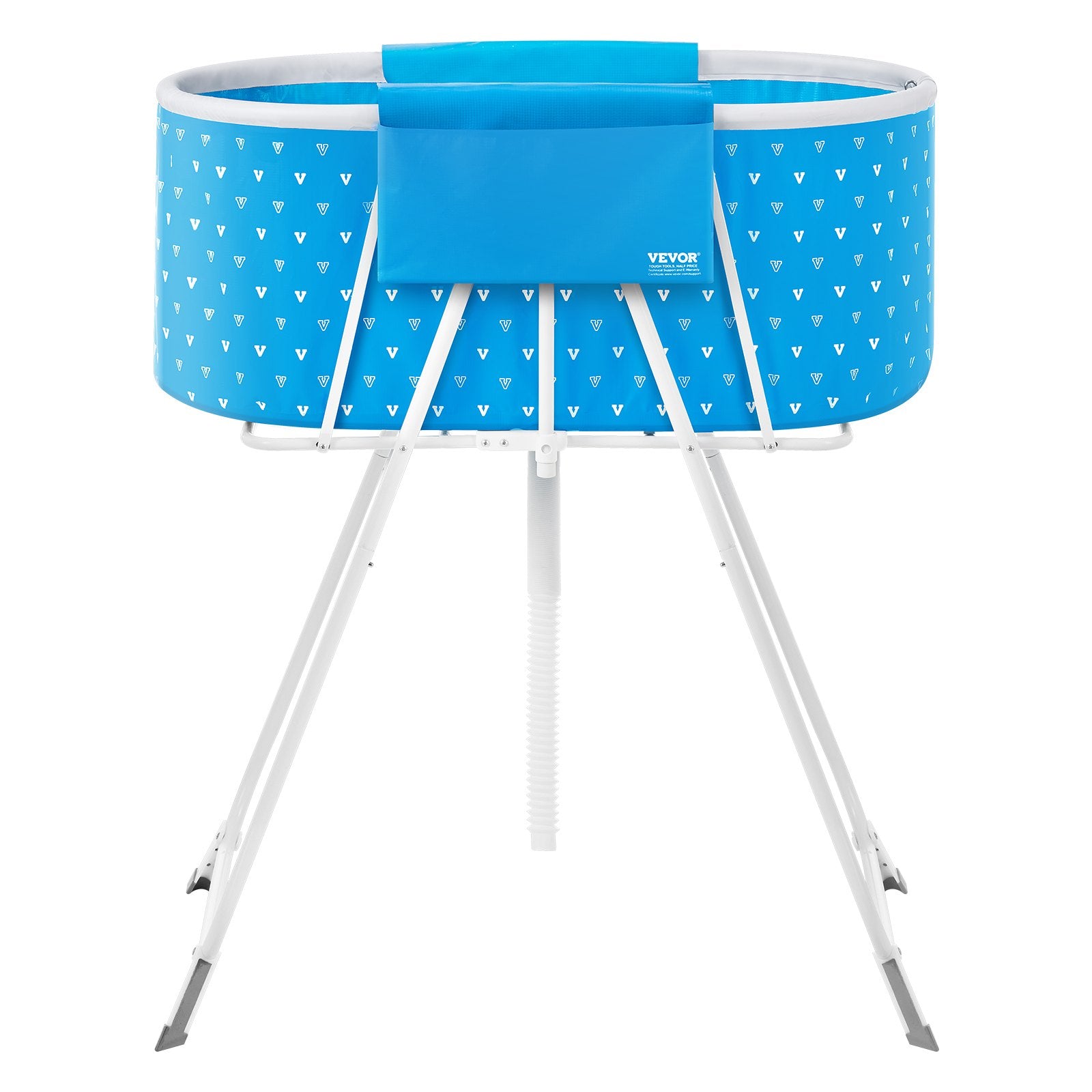 Portable Dog Bathtub Elevated Foldable Shower Station Small Medium DogsCats Blue