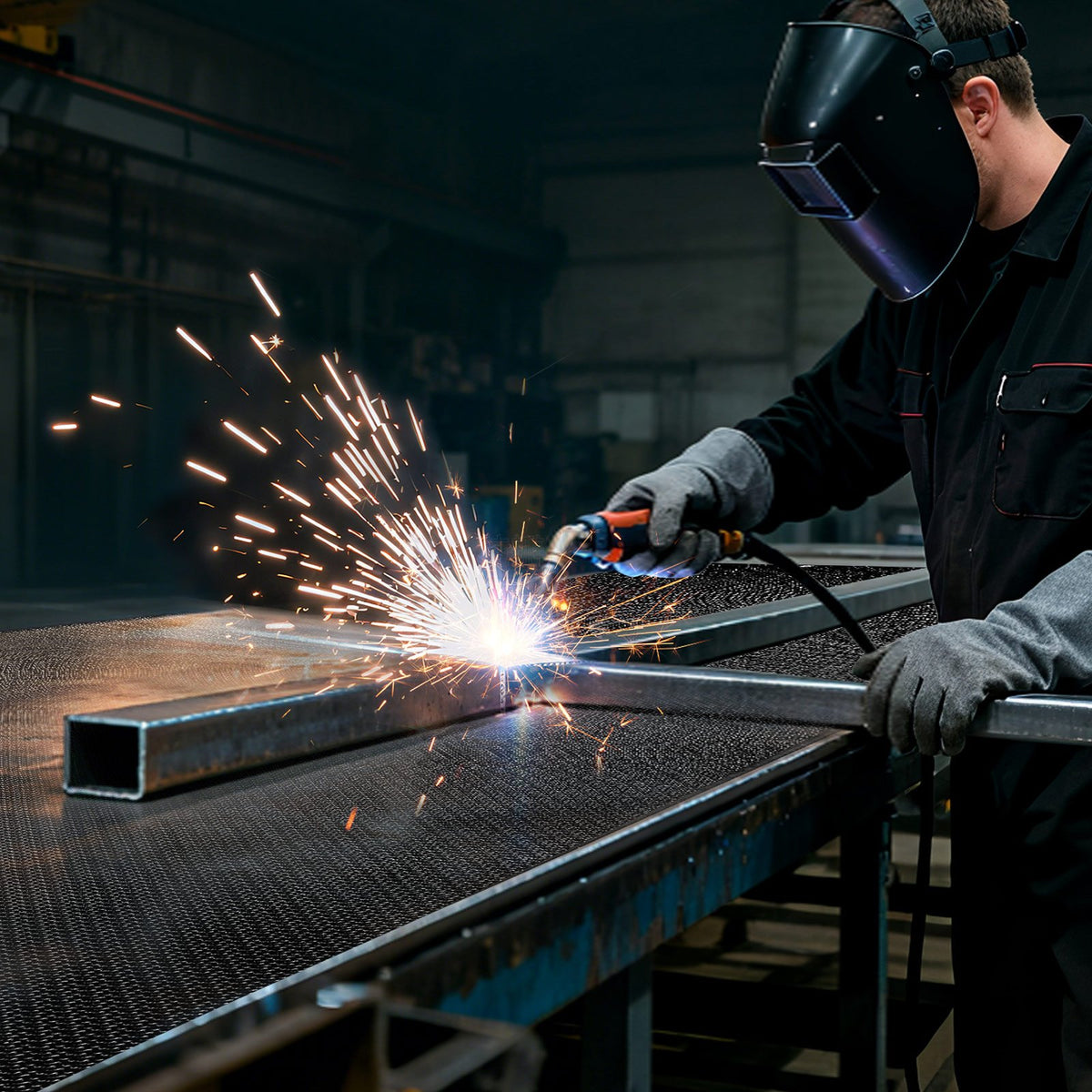 Welding Blanket 1829x2438mm Silicone Fiberglass, Flame Retardant Heat-Resistant