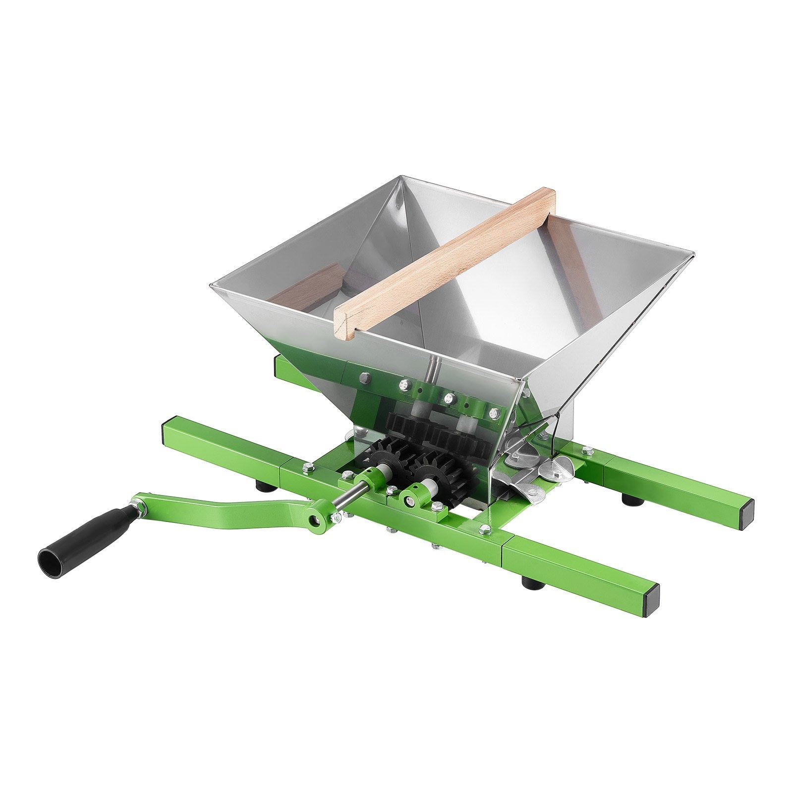 7L Fruit and Apple Crusher Manual Stainless Steel Grinder for Kitchen