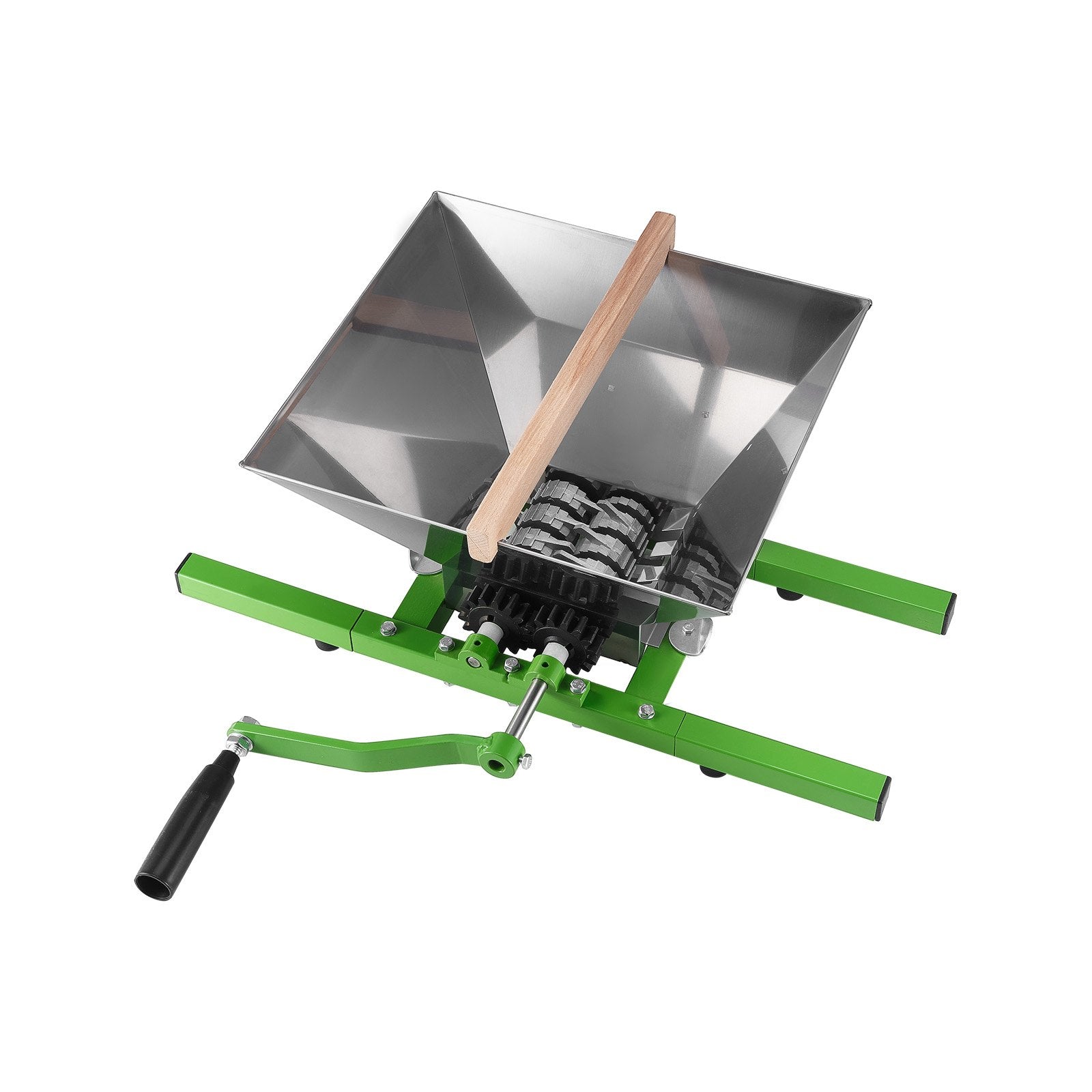 7L Fruit and Apple Crusher Manual Stainless Steel Grinder for Kitchen
