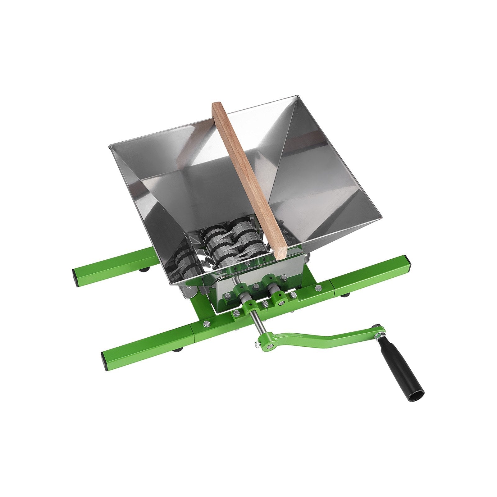 7L Fruit and Apple Crusher Manual Stainless Steel Grinder for Kitchen