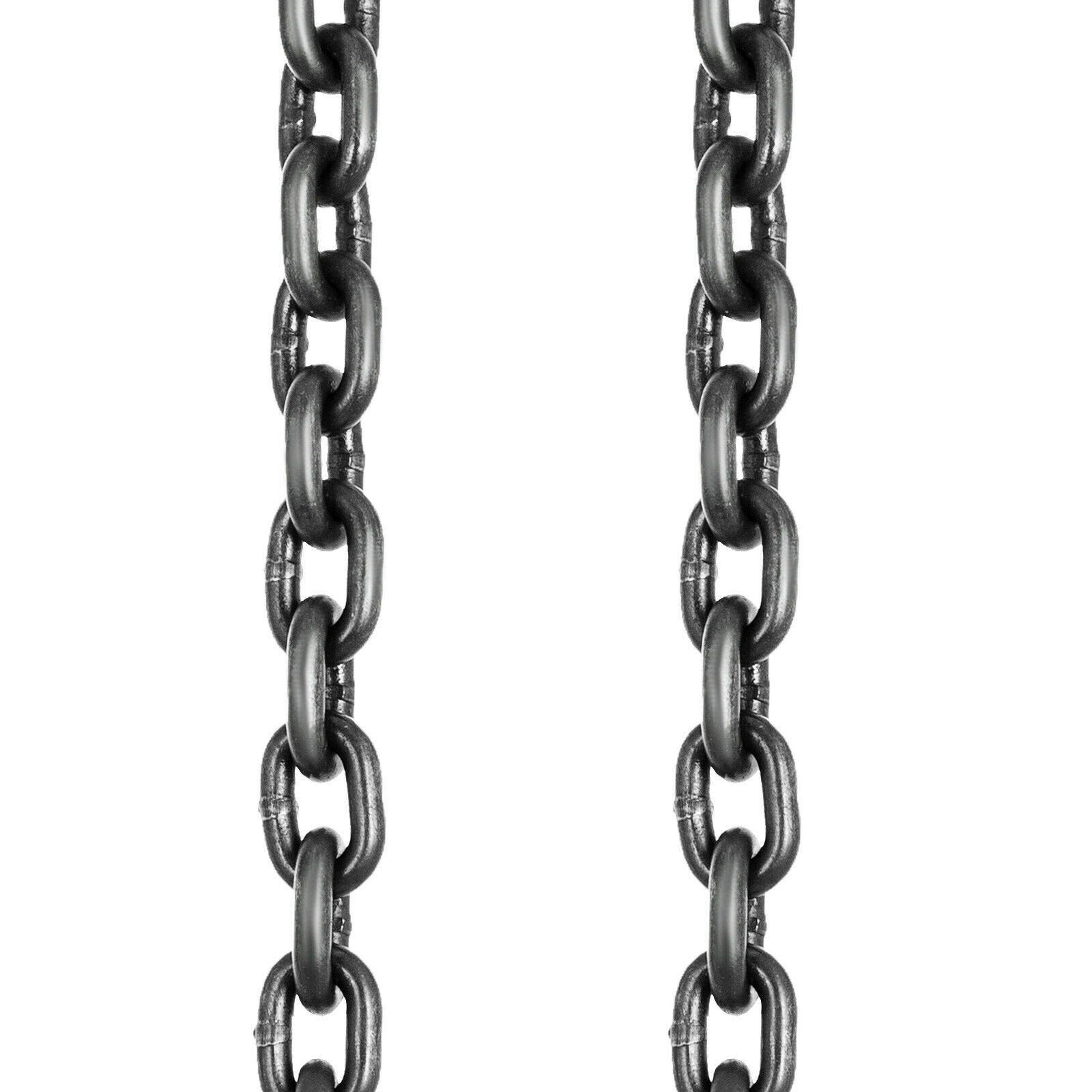 8mm x 1m Chain Sling G80 4-Leg Lifting Chain with Hooks 5 Ton Capacity
