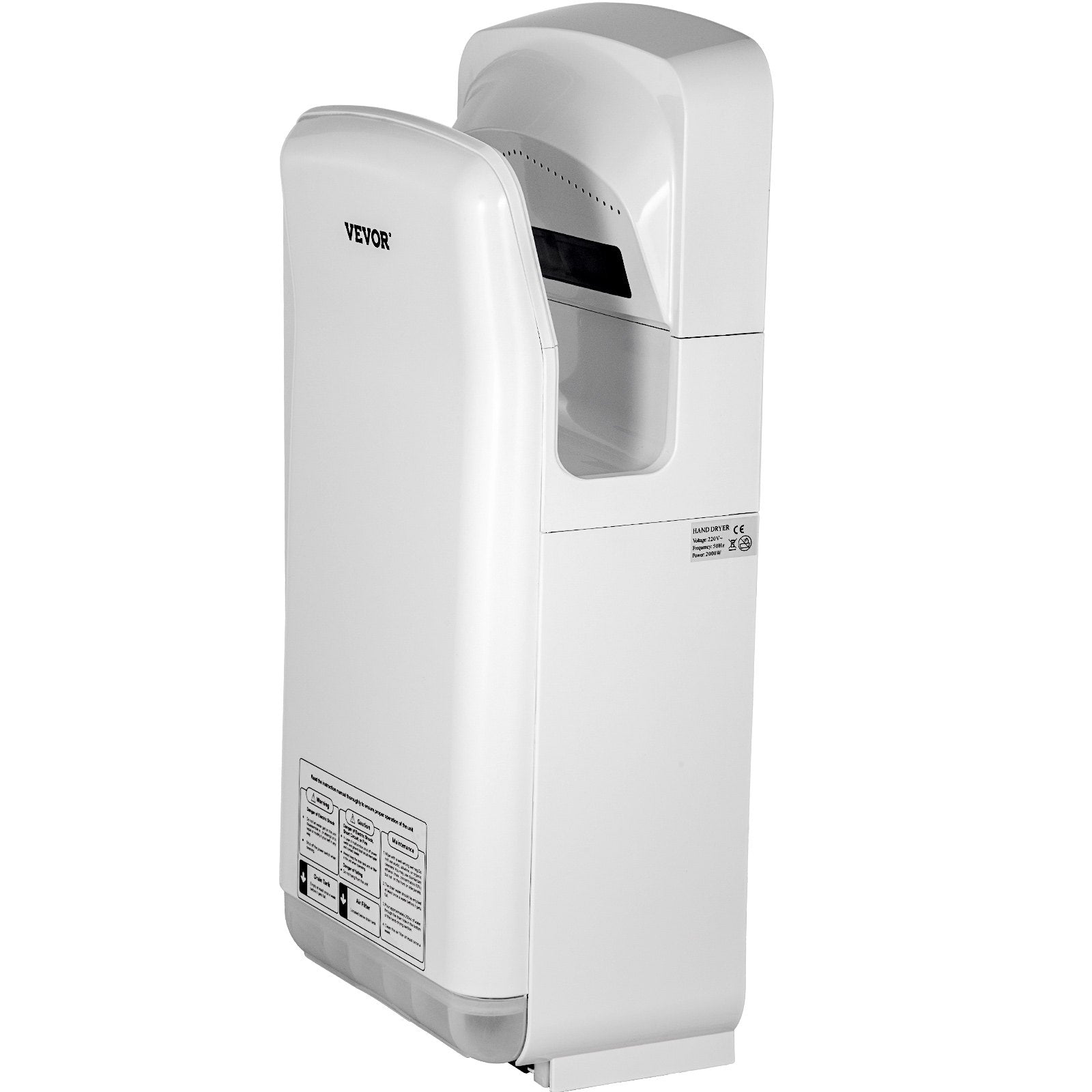 Hand Dryer Jet Blade Automatic High Speed Washroom White