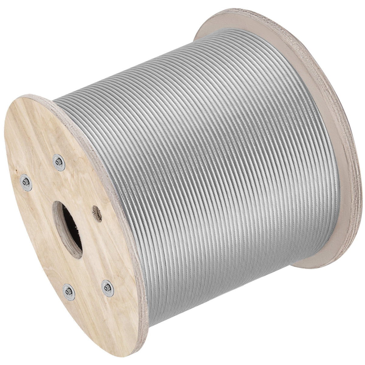 Stainless Steel Cable 6.4mm 61m 7x19 Wire Rope Marine Grade for Deck Rail Fence