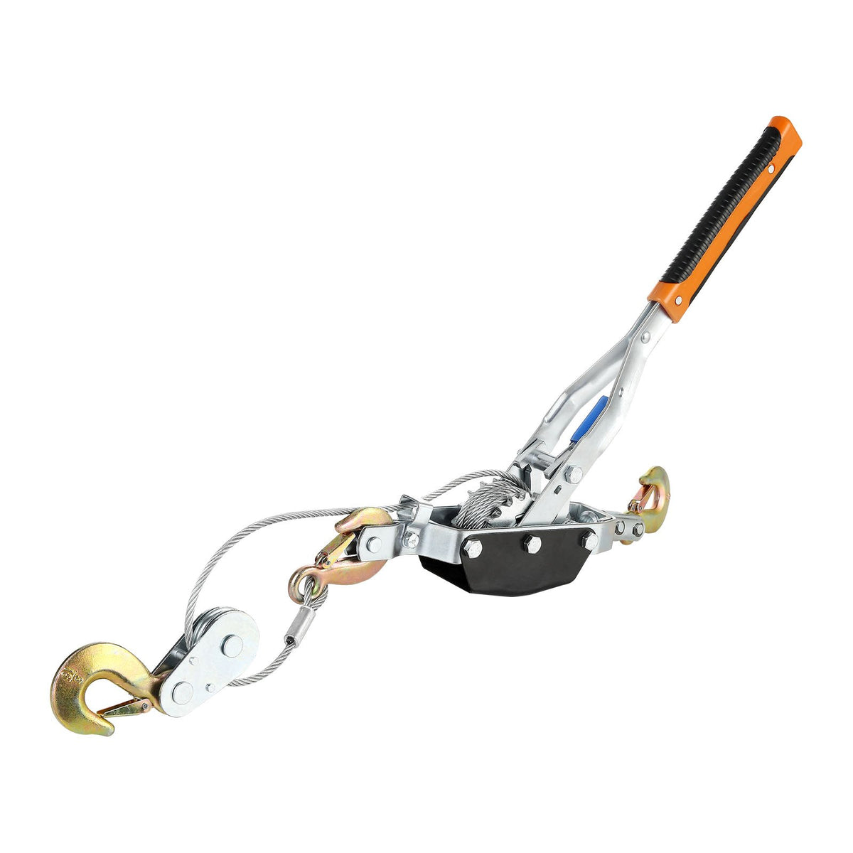 Come Along Winch, Heavy Duty Ratchet Power Puller, 5 Ton, 3.5 m Steel Cable