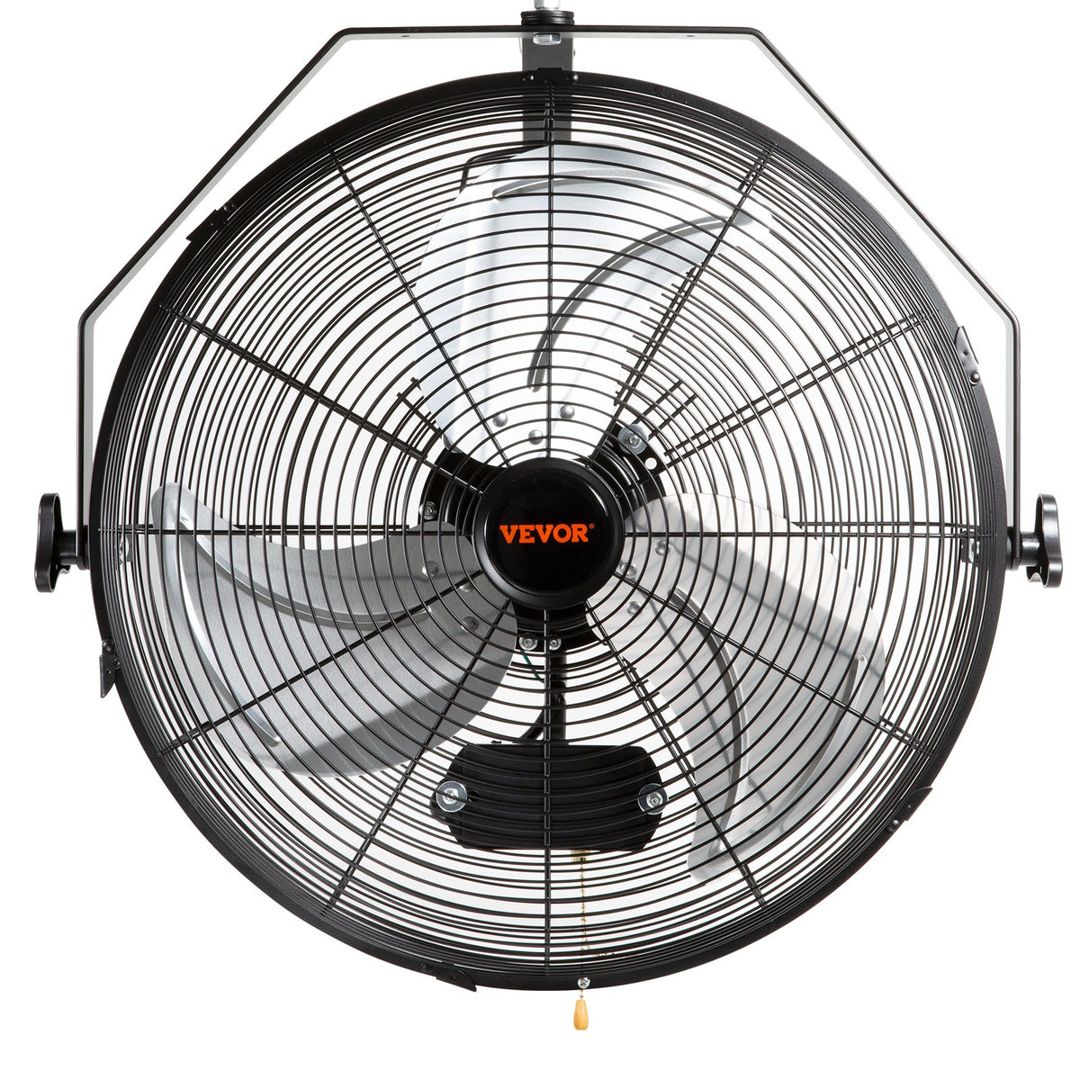 Wall Fan, 57cm Waterproof 3-Speed Commercial Residential Fan 4150CFM Black