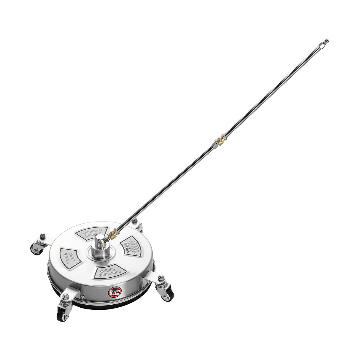 Pressure Washer Surface Cleaner 14 Inch Stainless Steel 4000PSI 4 Nozzles