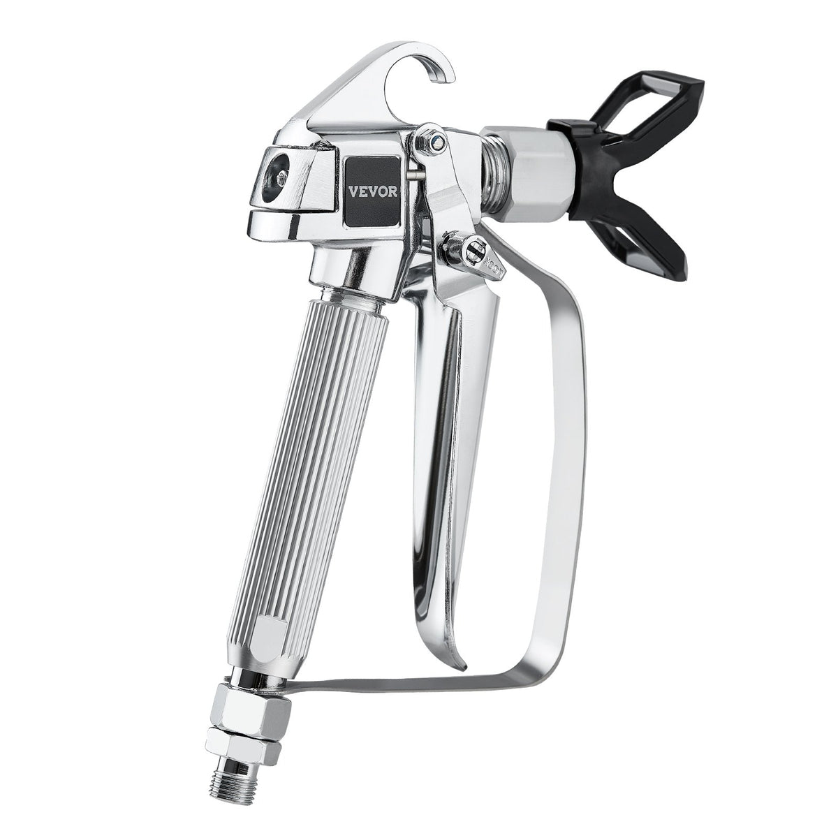 Airless Paint Spray Gun 3600PSI High Pressure with 5 Tips Swivel Joint Kit