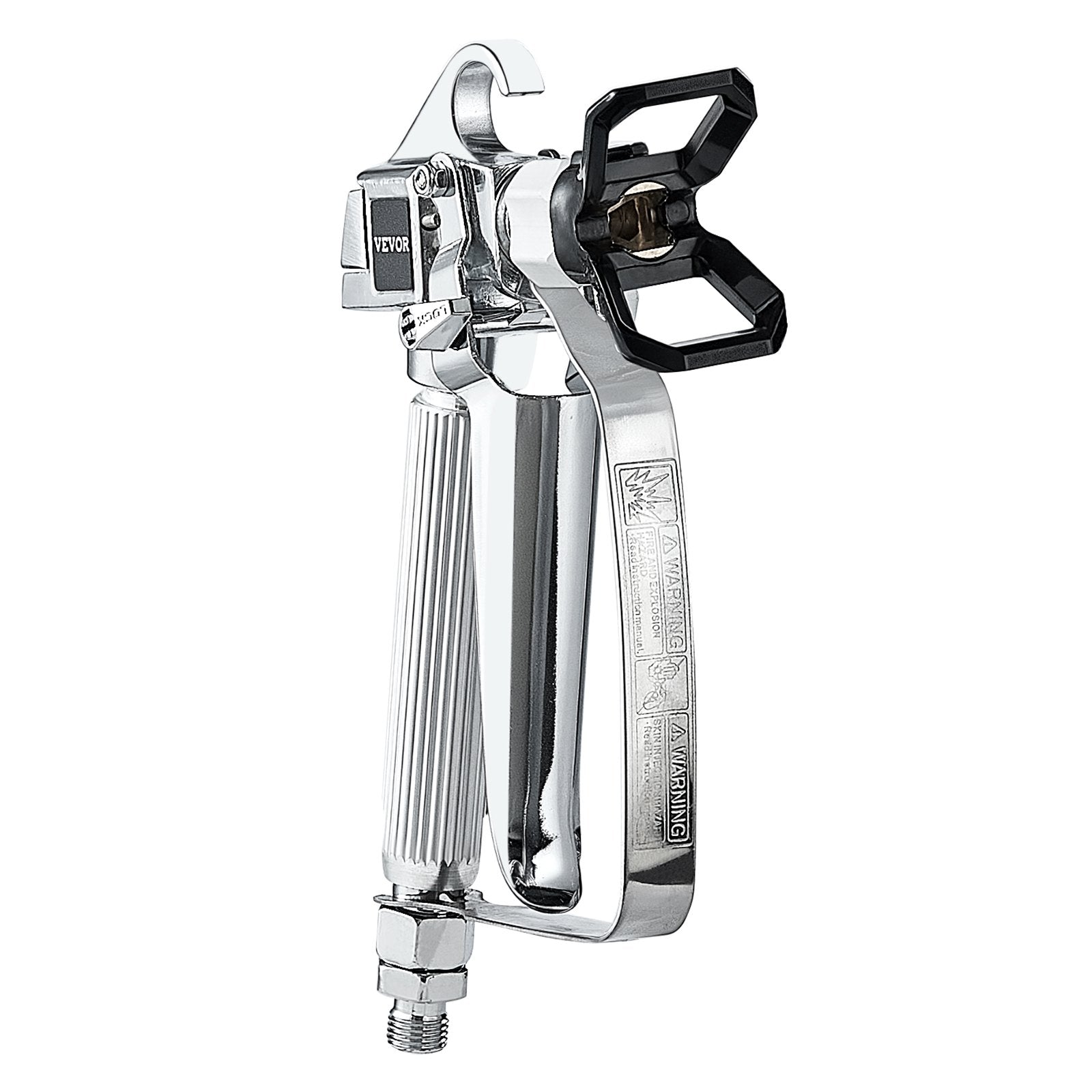 Airless Paint Spray Gun 3600PSI High Pressure with 5 Tips Swivel Joint Kit