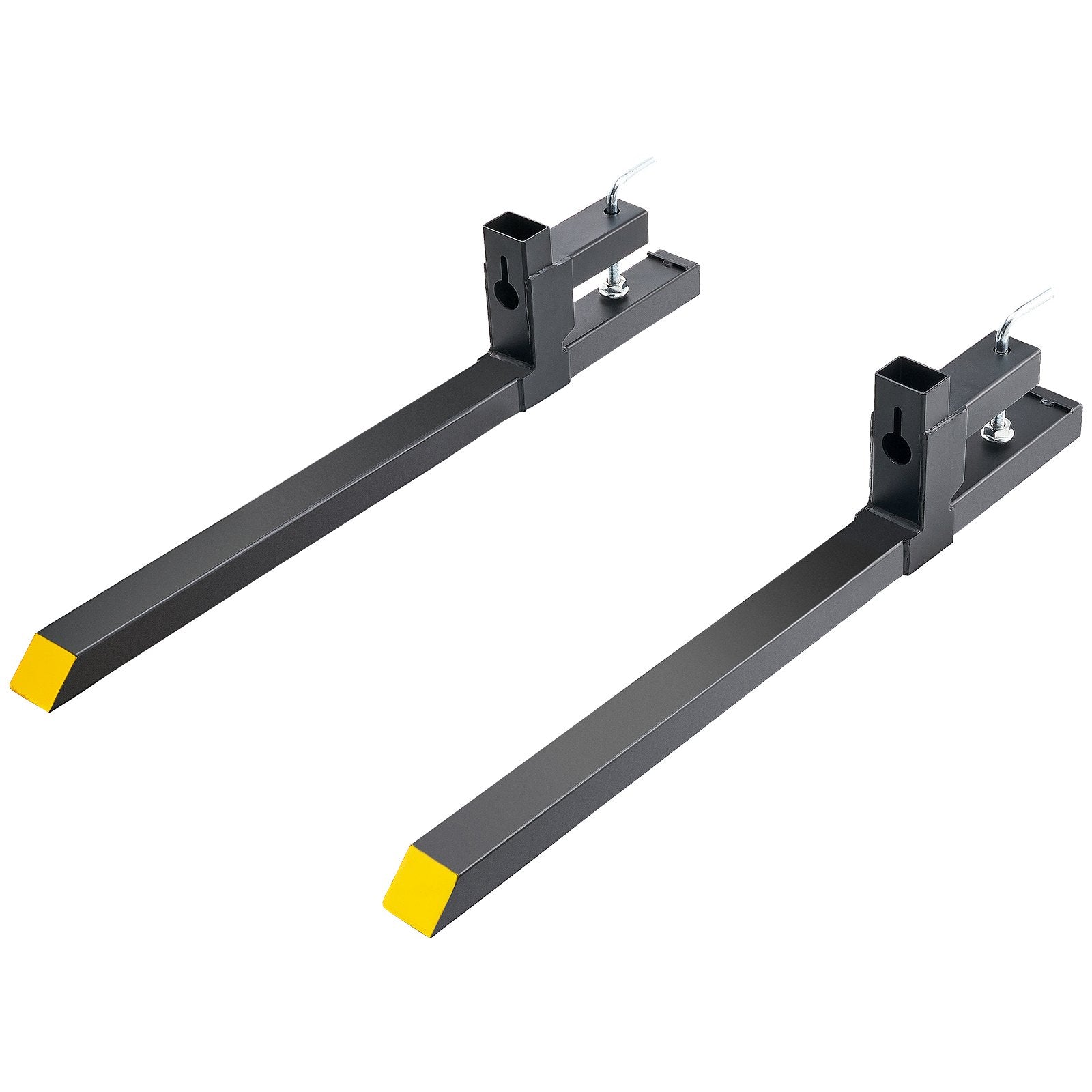 Clamp On Pallet Forks, 907kg Capacity Heavy Duty Tractor Bucket Forks