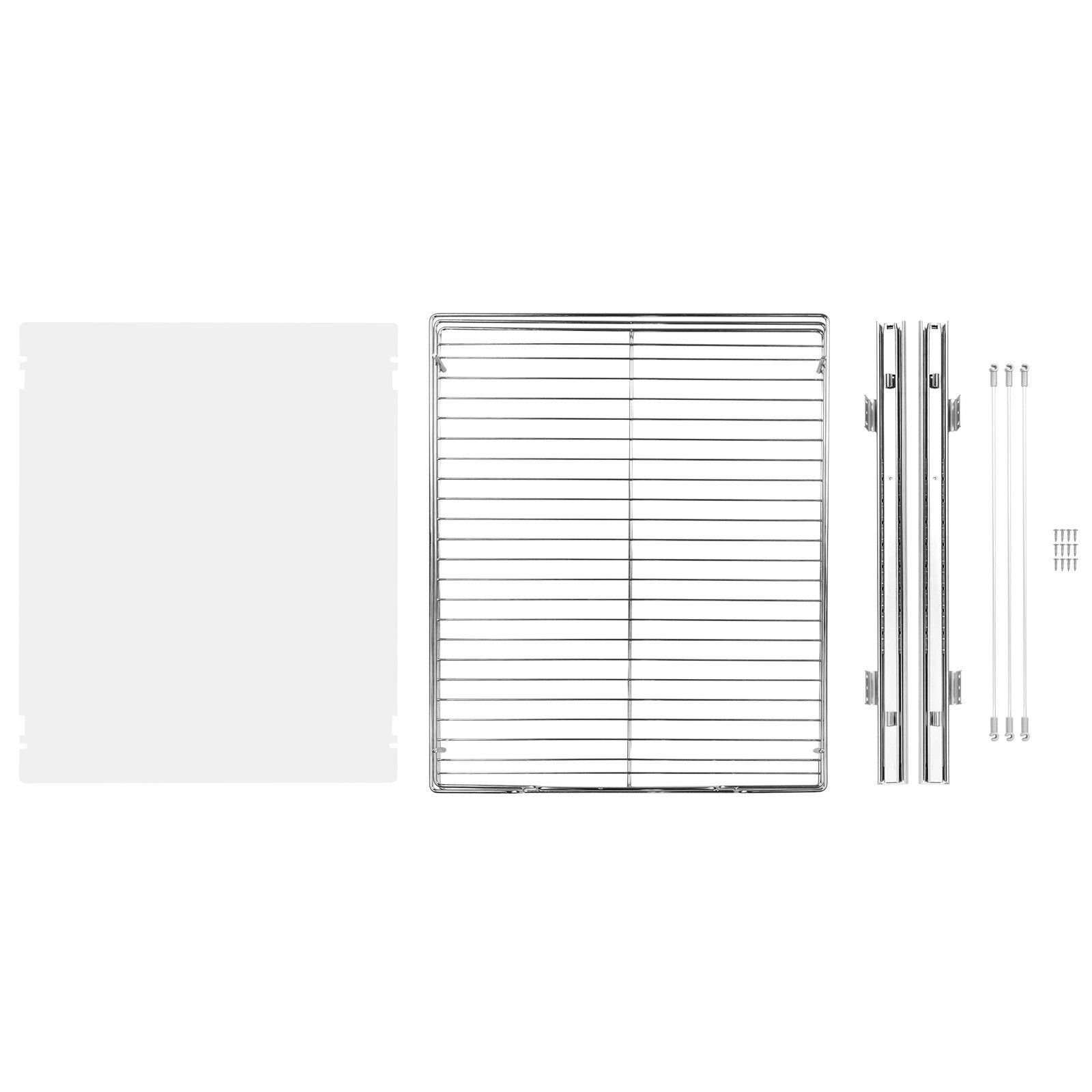 Pull Out Cabinet Organizer 15.5x21x3.5" Heavy Duty Steel SlideOut Pantry Drawer