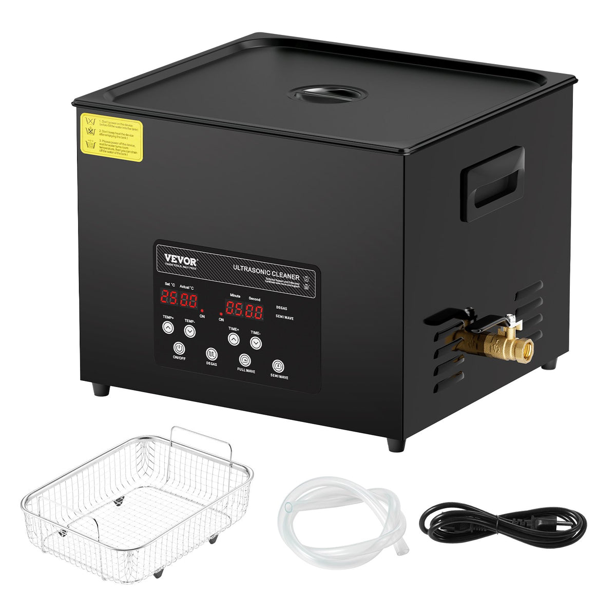 15L Ultra Sonic Cleaner 360W Digital Machine with Gentle Mode Degassing Heater