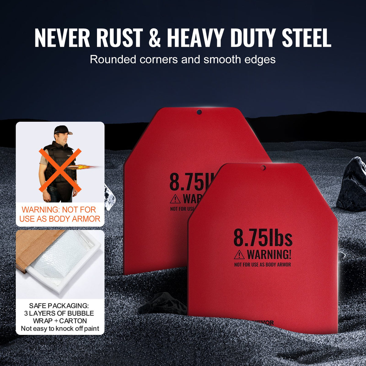 Weight Vest Plates 4KG Pairs Premium Steel Contoured Ergonomic Fitness