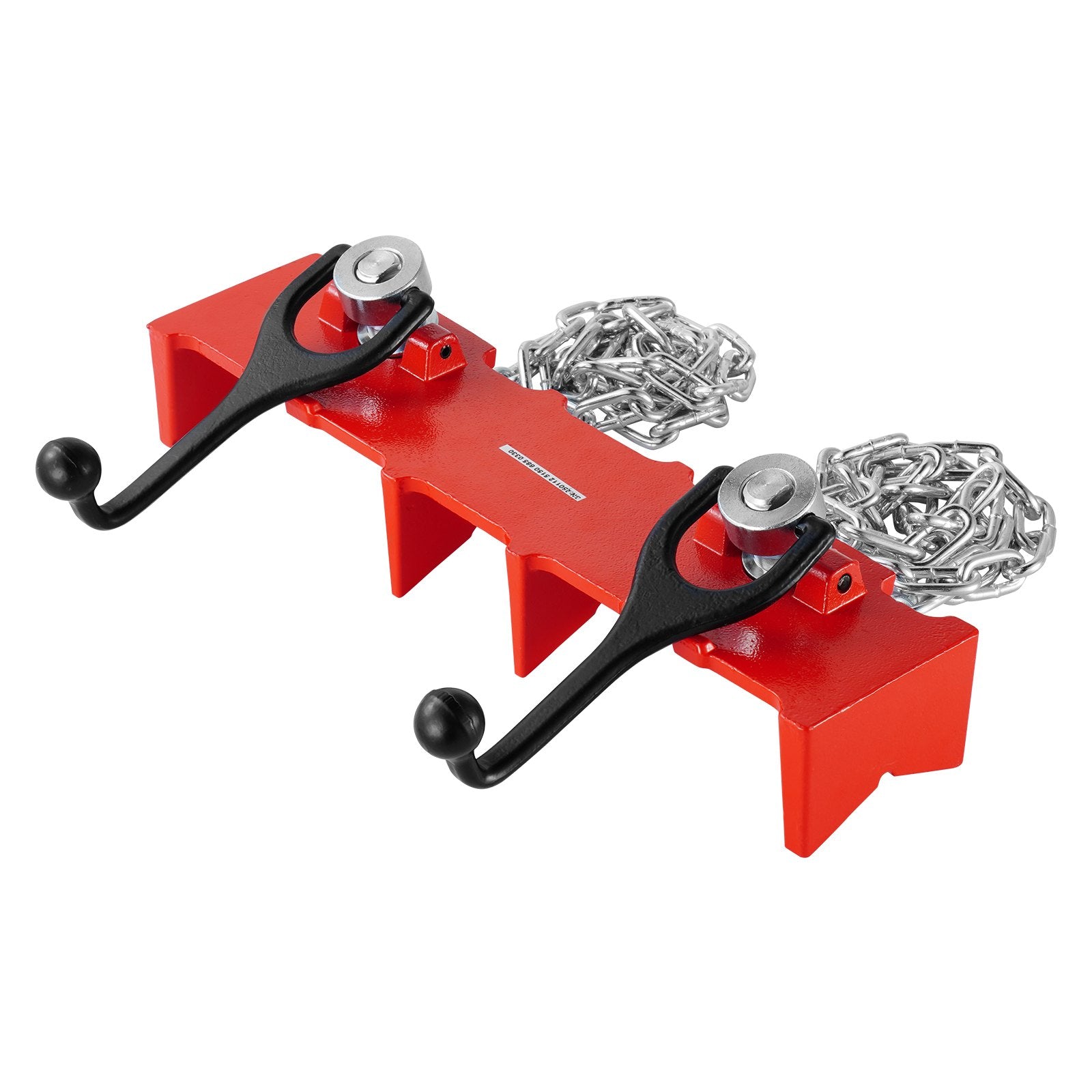 Pipe Welding Vise 1/2-8in Dual Chains Crank Handles Heavy-Duty Cast Iron