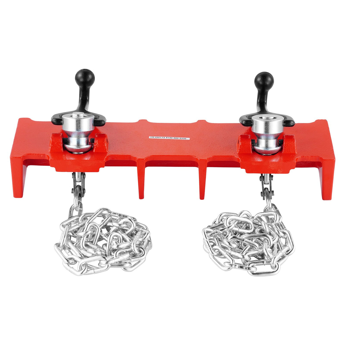 Pipe Welding Vise 1/2-8in Dual Chains Crank Handles Heavy-Duty Cast Iron