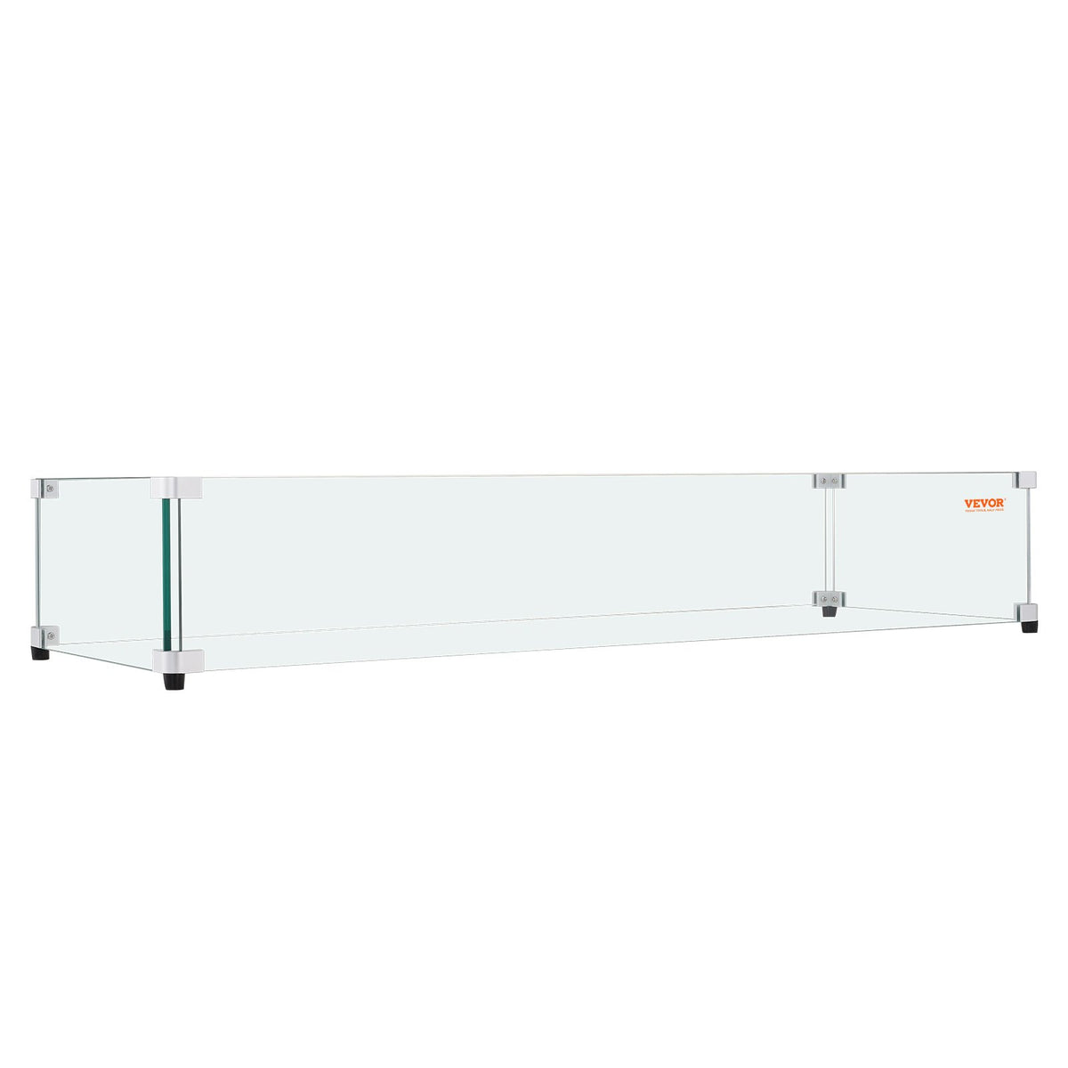 773 x 367 x 191 mm Glass Wind Guard for Rectangular Fire Pit Table