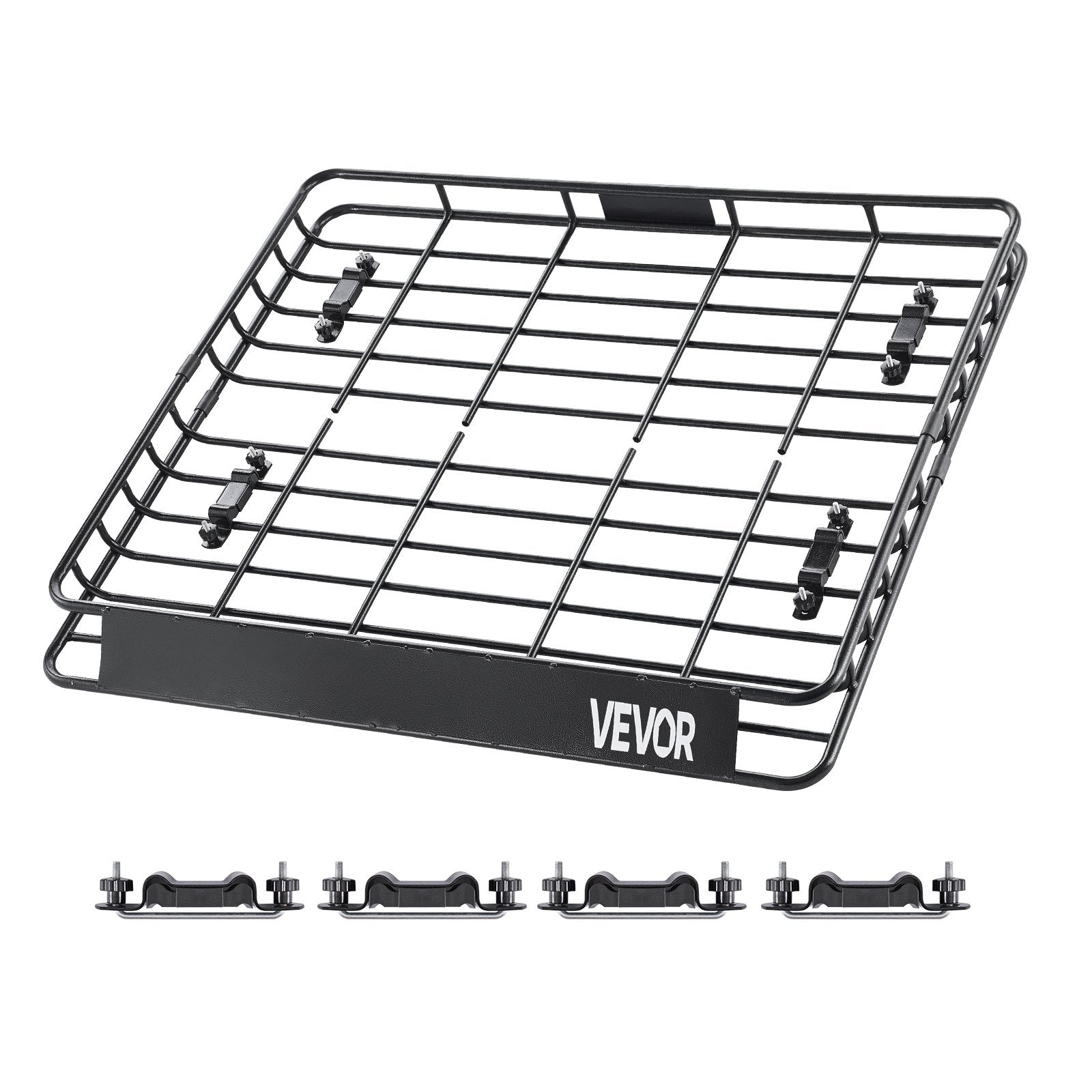 Roof Rack Cargo Carrier 1095x1270x105mm Universal Car Top Basket 68kg Steel