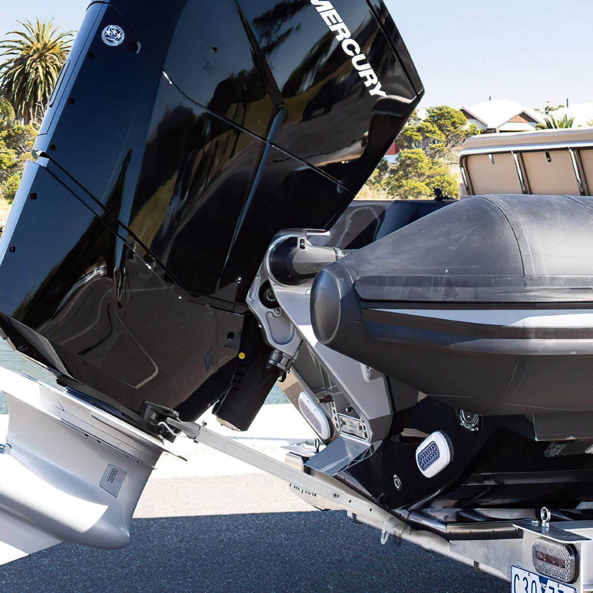Transom Saver 23-35in Adjustable Composite Head Corrosion-Resistant for Outboard