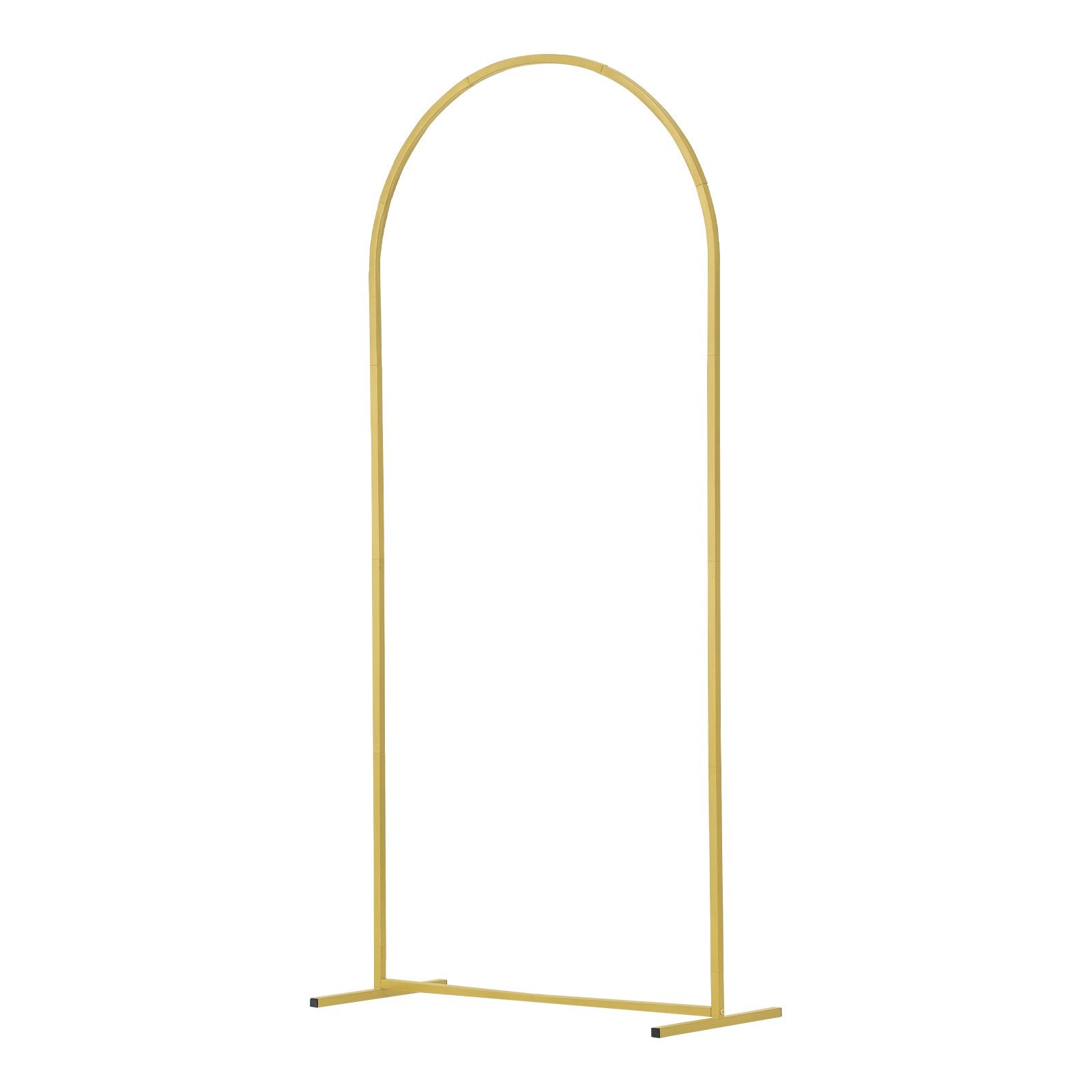 Set of 3 Wedding Arch Backdrop Stand Gold Metal Stable Dome 6FT, 5FT and 4FT