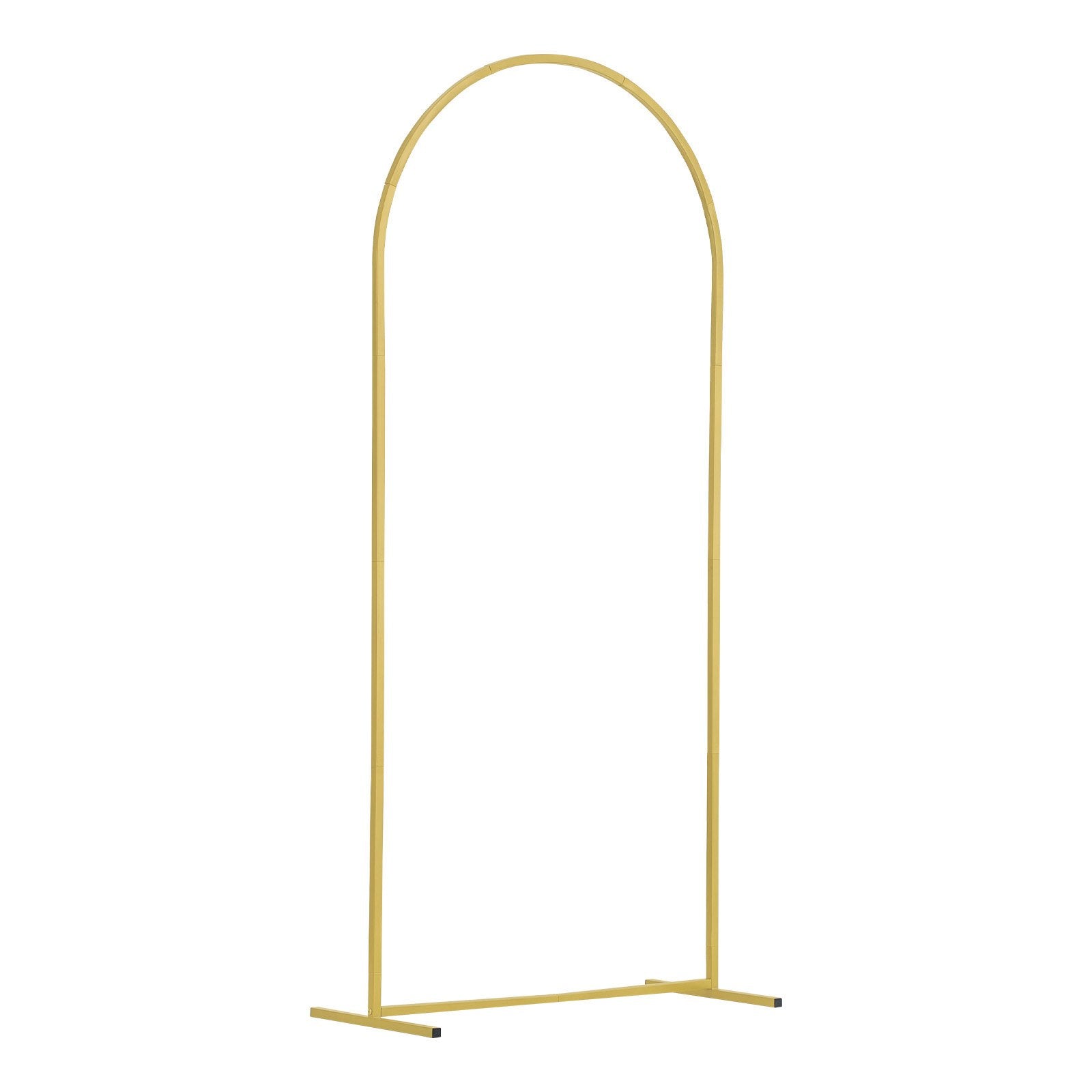 Set of 3 Wedding Arch Backdrop Stand Gold Metal Stable Dome 6FT, 5FT and 4FT