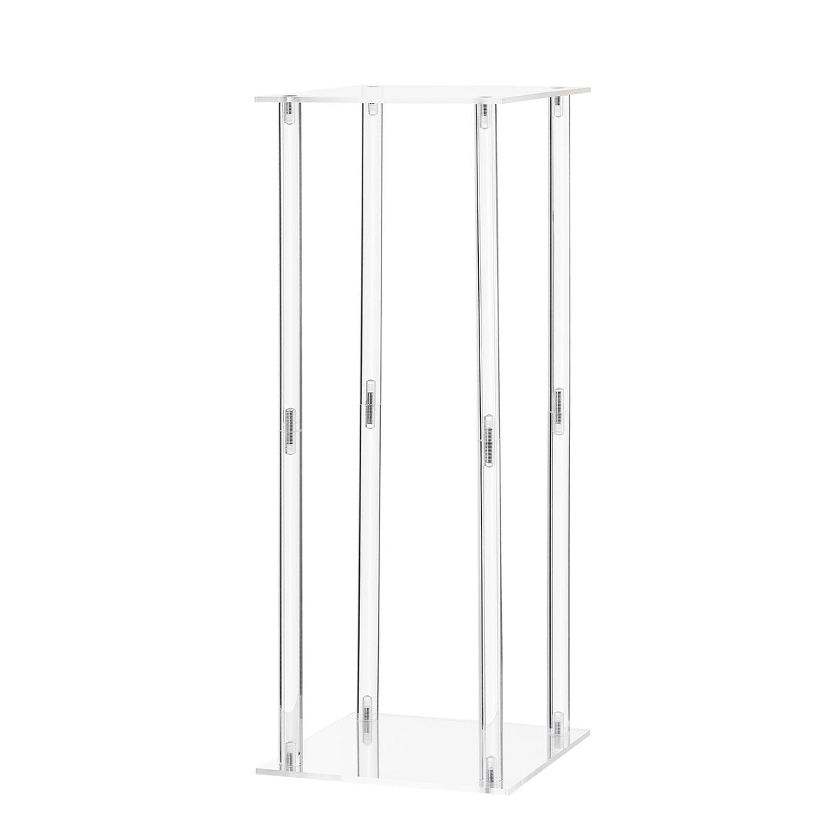 Wedding Flower Stand, 10PCS 50cm Column Floral Stands with Acrylic Laminate Rack