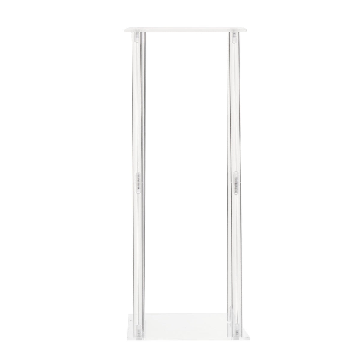 Wedding Flower Stand, 10PCS 50cm Column Floral Stands with Acrylic Laminate Rack