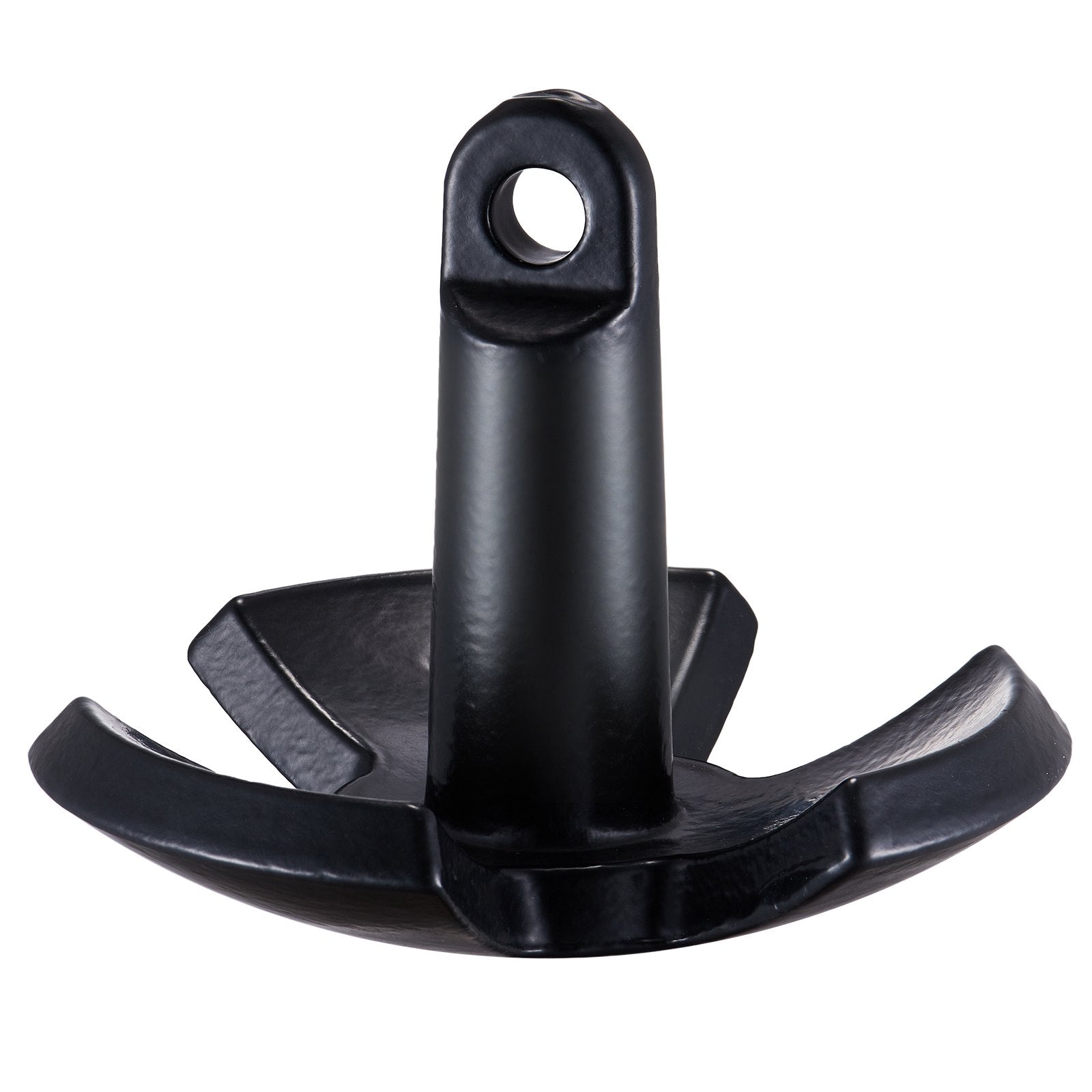 River Anchor 12 lbs Cast Iron Vinyl-Coated Mushroom Anchor with Shackle
