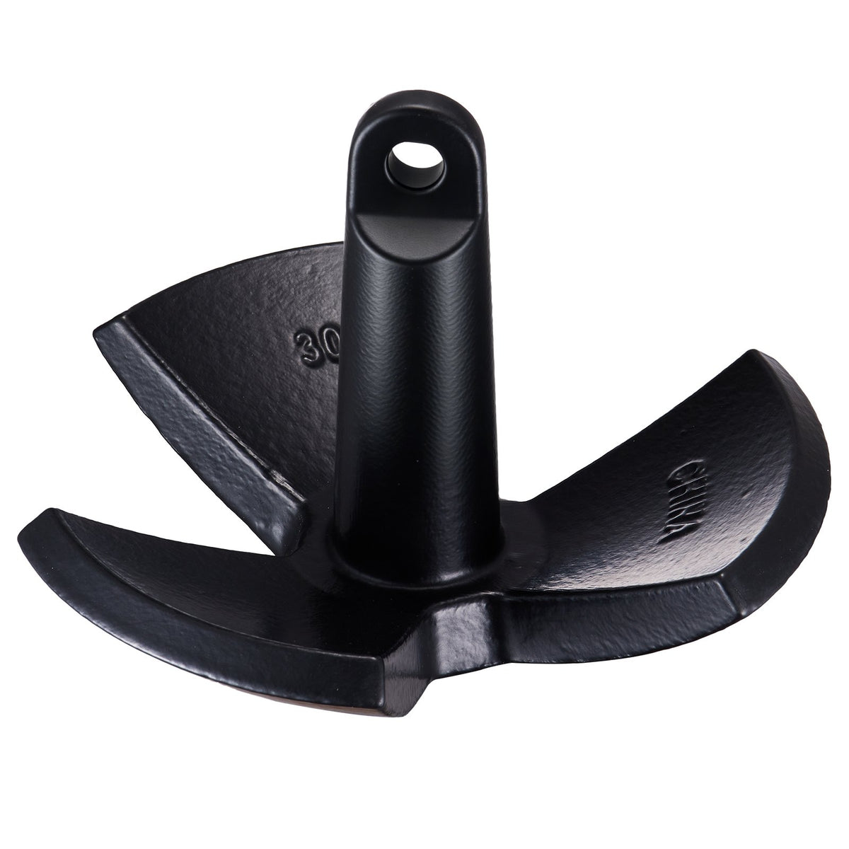 River Anchor 30 lbs Cast Iron Vinyl-Coated Mushroom Anchor for Boats Up to 30 ft