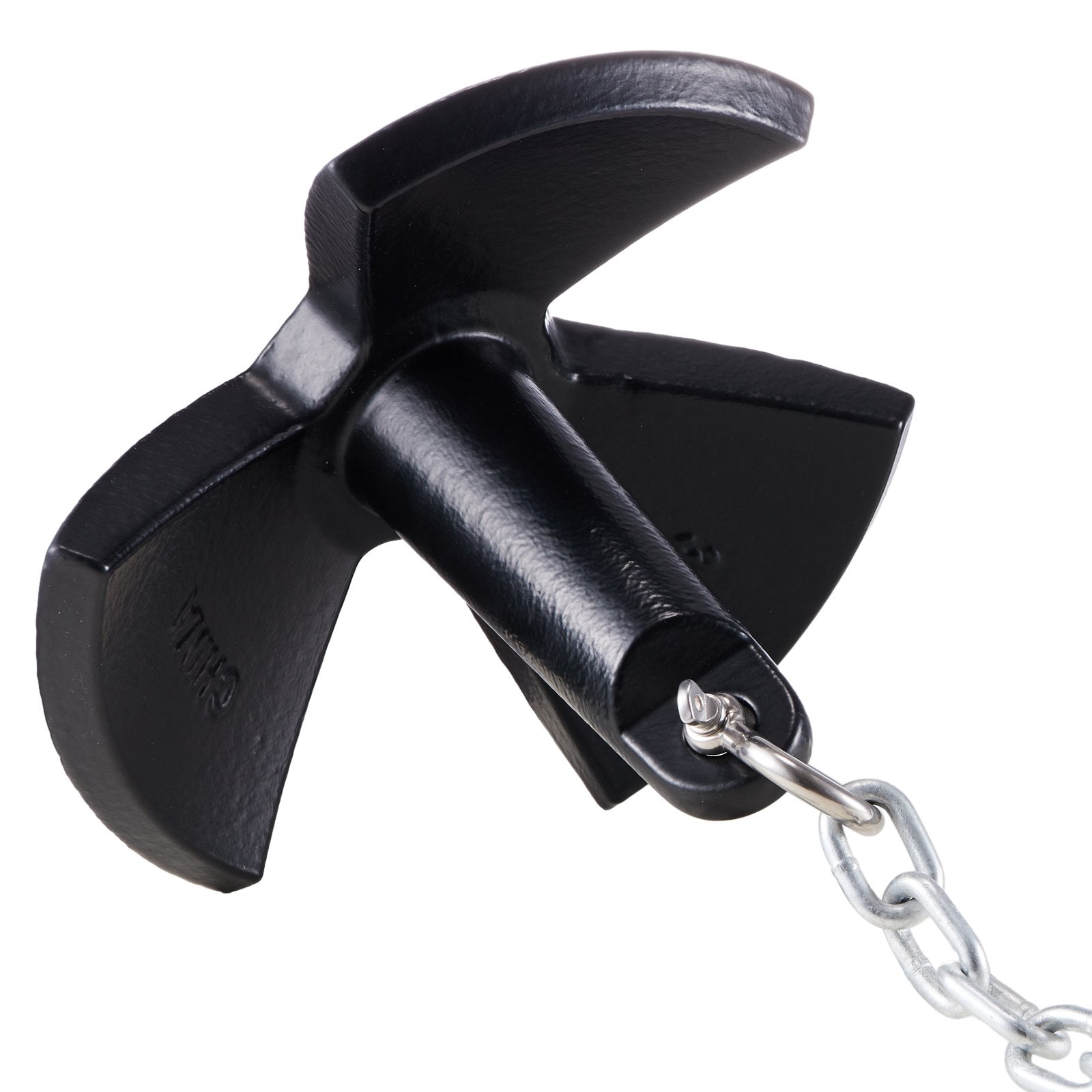 River Anchor 30 lbs Cast Iron Vinyl-Coated Mushroom Anchor for Boats Up to 30 ft