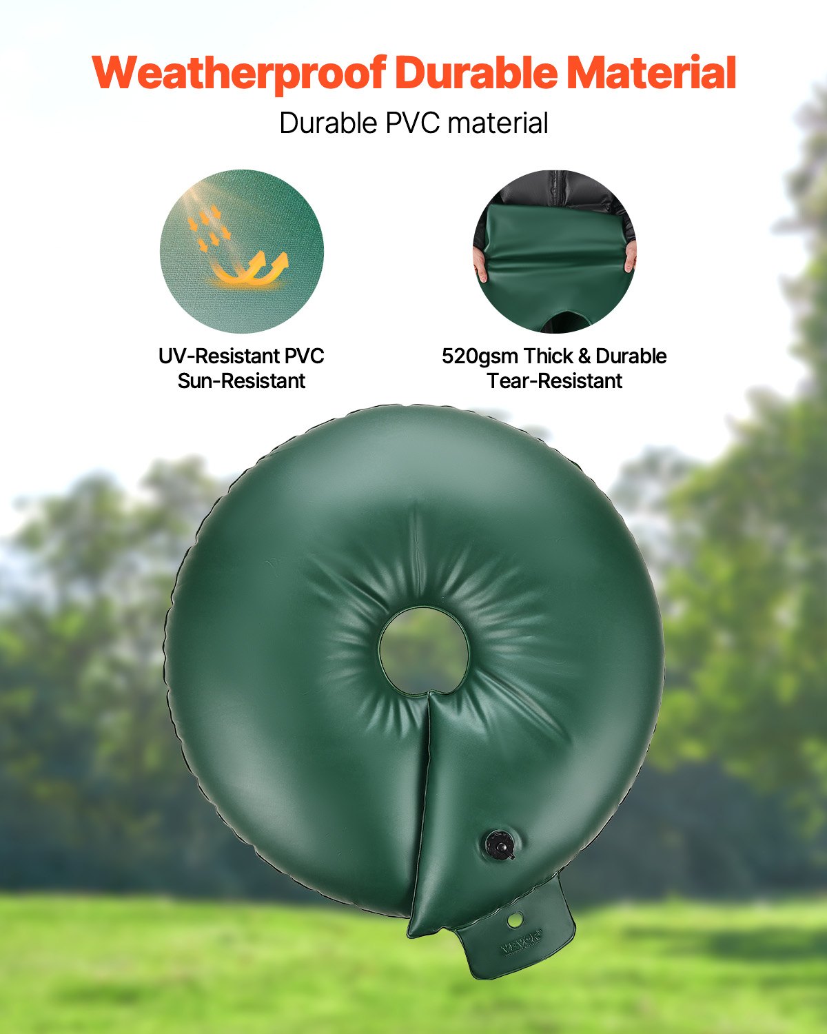 Set of 4 Tree Watering Ring Slow Release Irrigation Bag for Gardening