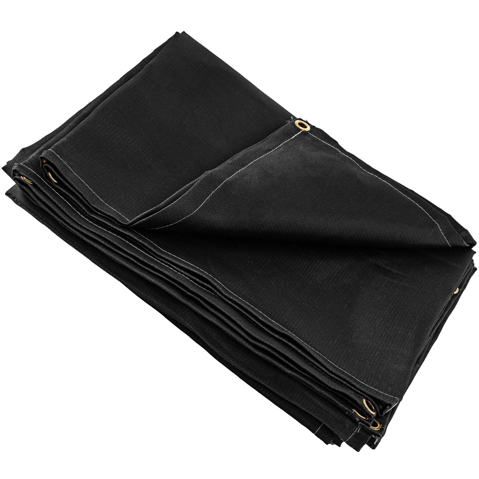 10 x 10 Ft Fire Retardant Welding Blanket Black Fiberglass Heat Resistant Mat
