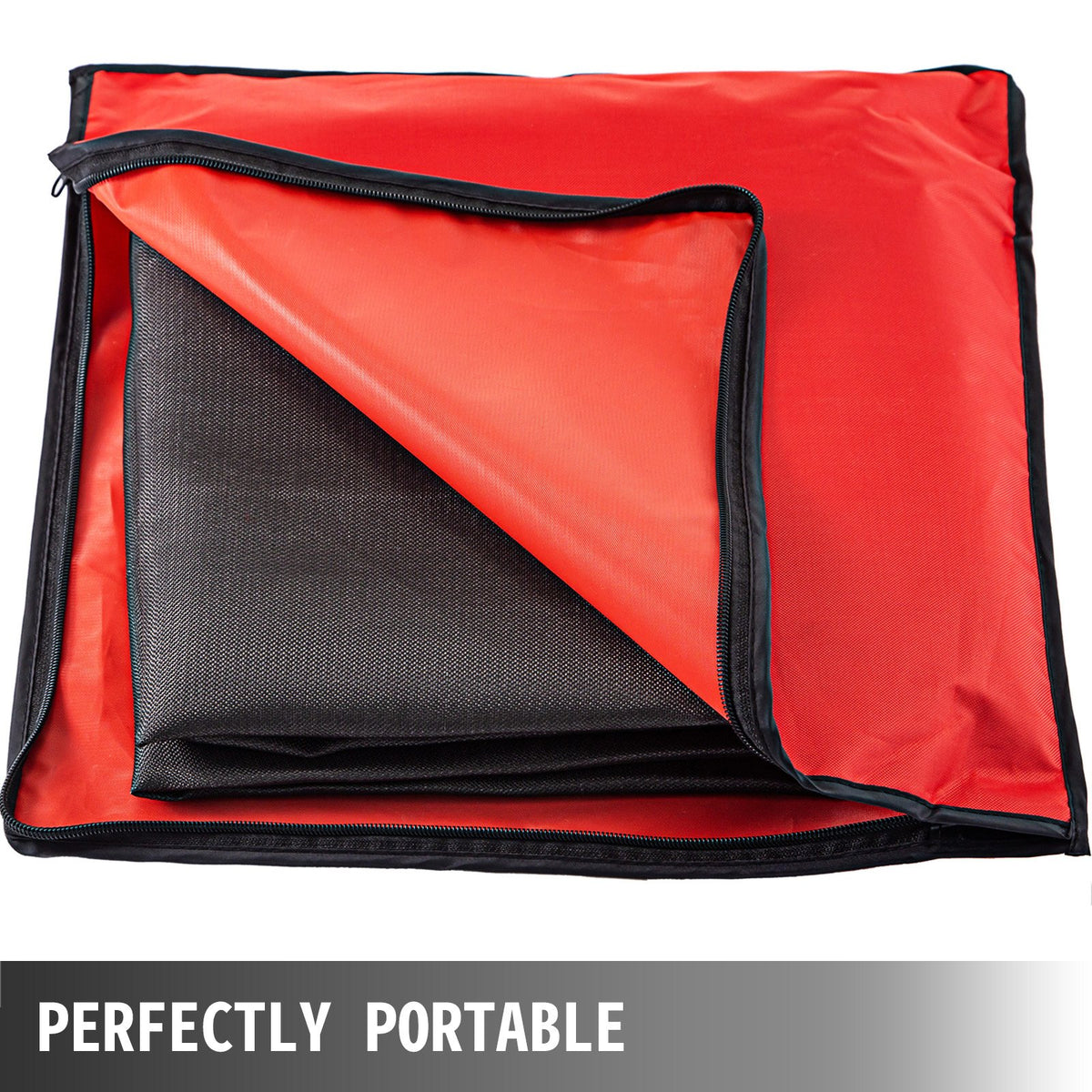 10 x 10 Ft Fire Retardant Welding Blanket Black Fiberglass Heat Resistant Mat