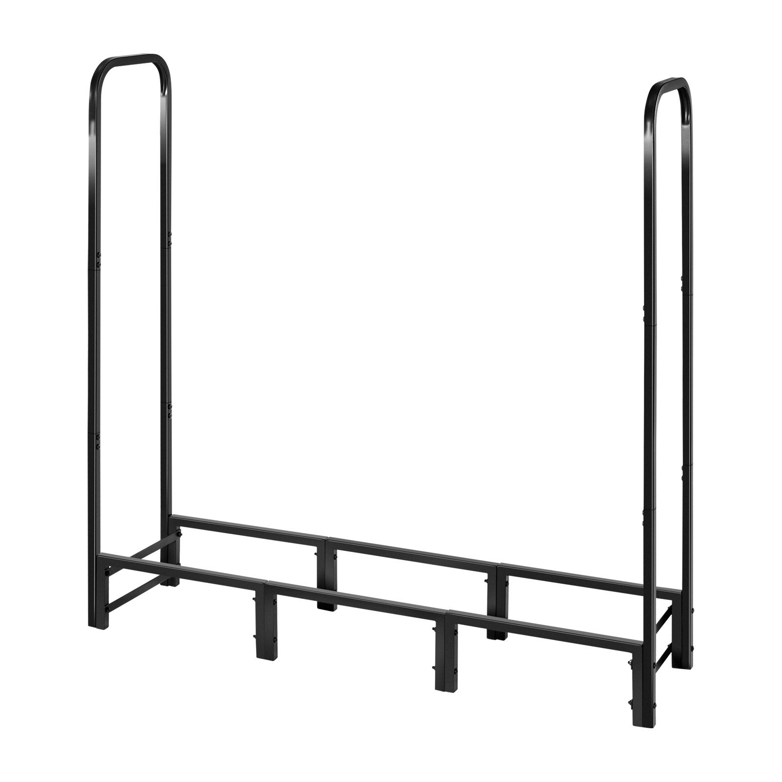 Firewood Rack with Cover 1.22m Outdoor 400lb Top Covered Powder-Coated