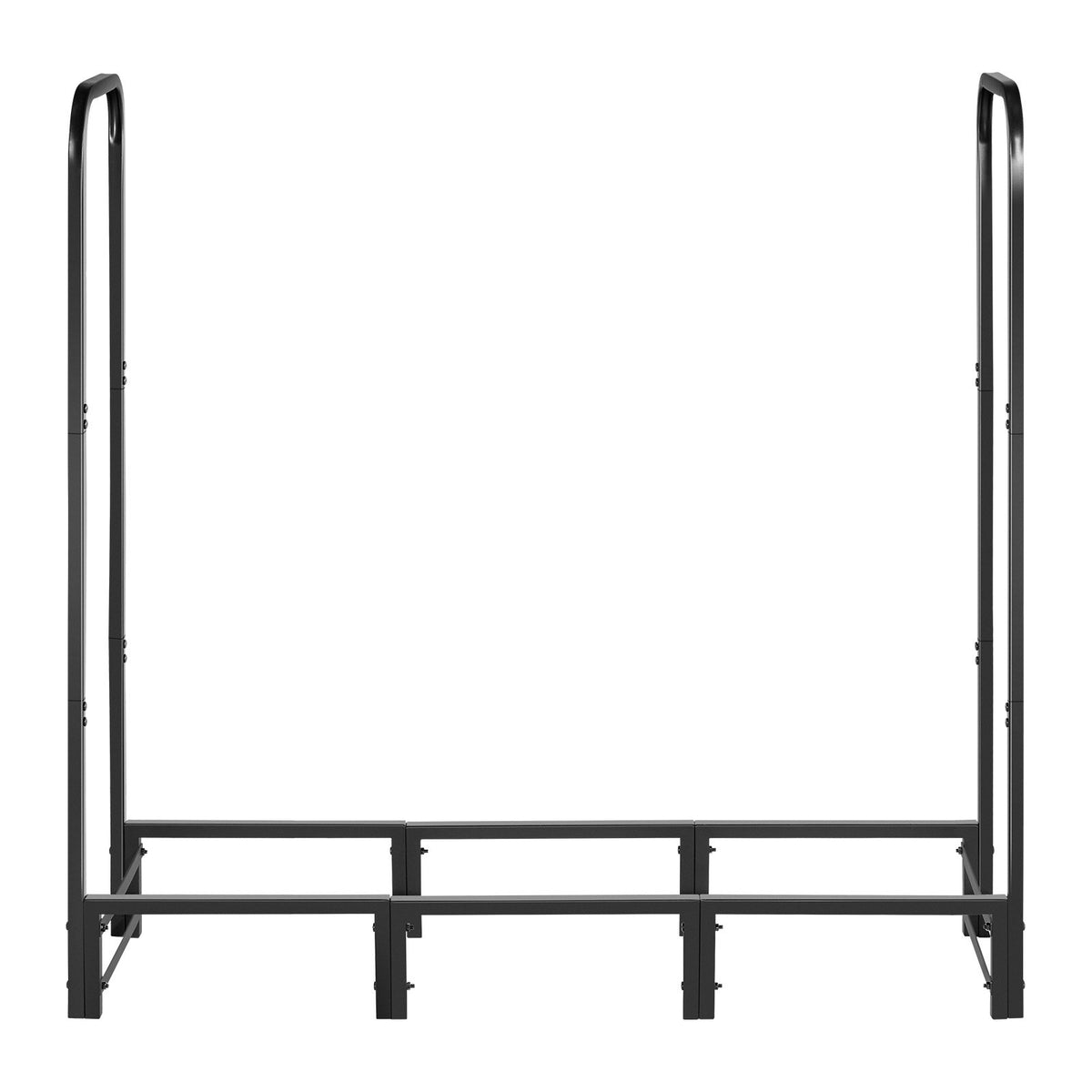Firewood Rack with Cover 1.22m Outdoor 400lb Top Covered Powder-Coated
