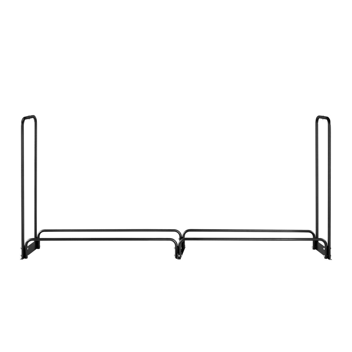 Firewood Rack with Waterproof Cover 2.57m Metal Log Holder 299kg Capacity