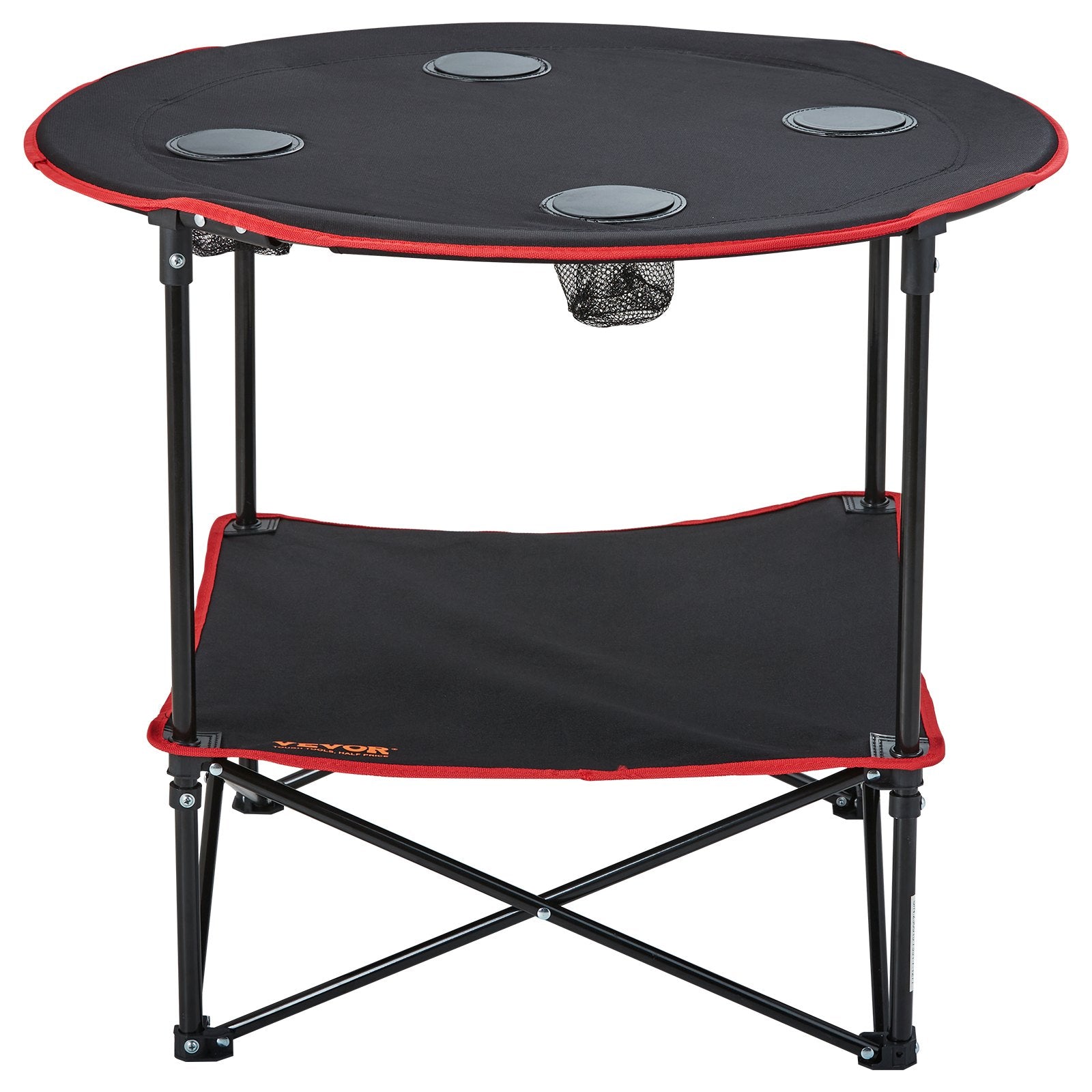 Folding Camping Table 28.3x24" Portable Steel Oxford Fold-Up with Bag