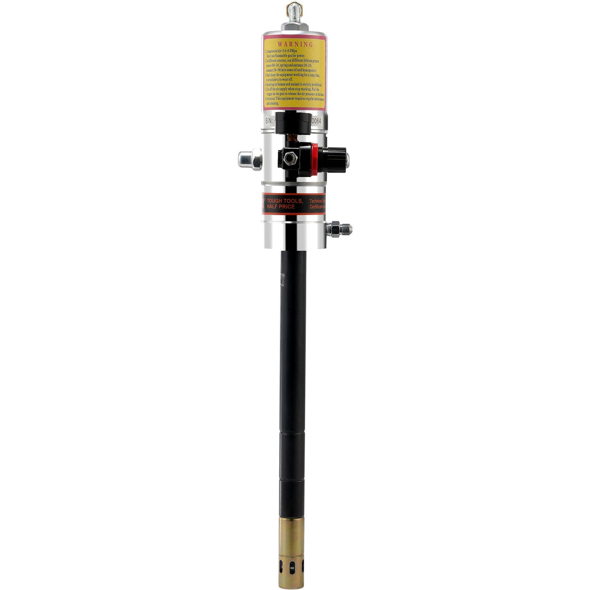 Grease Pump 50:1 Air Operated with 3.88m Hose and 360° Swivel Gun Head