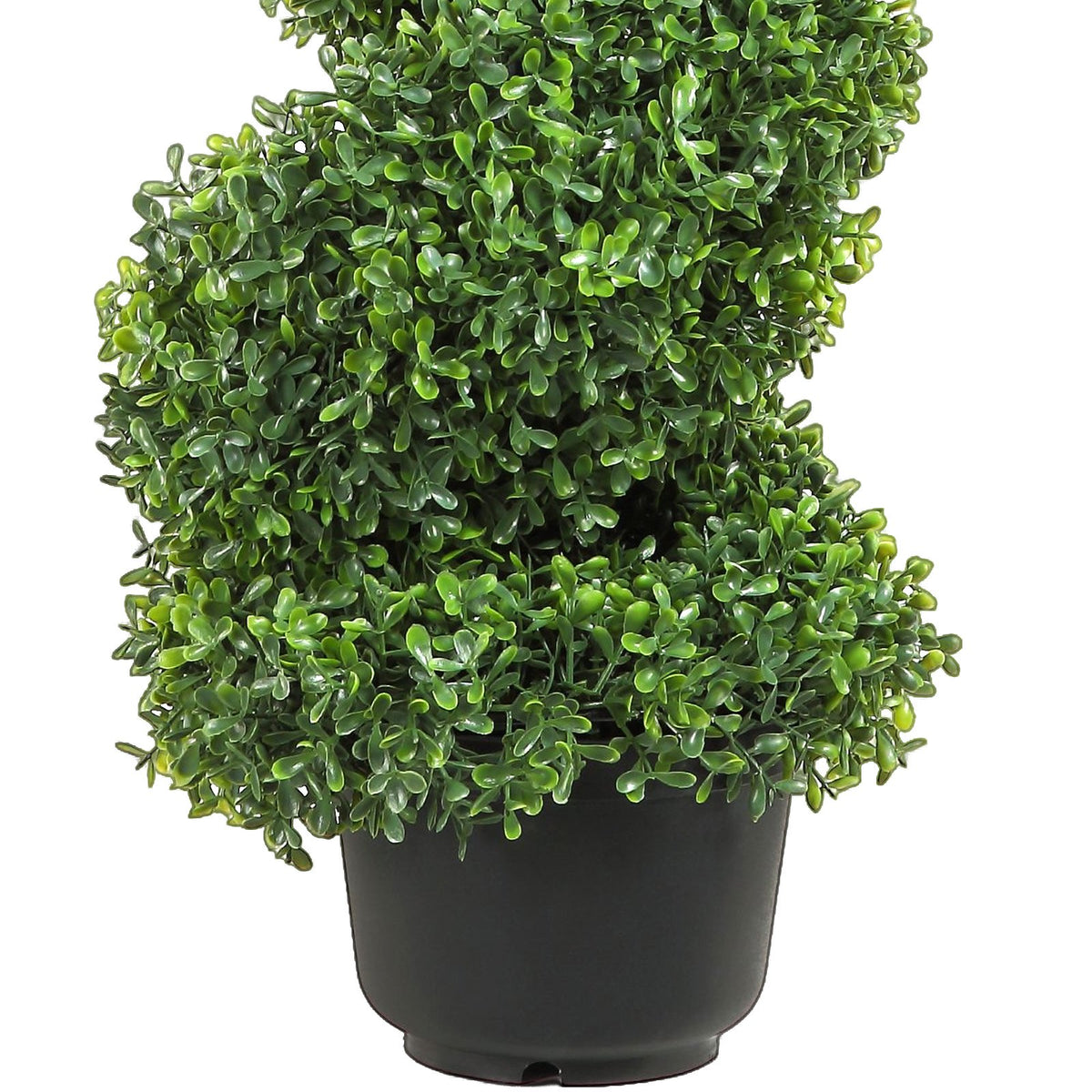 Artificial Topiaries Boxwood Trees 7.6cm Tall 2-Pack Faux Plant Leaves