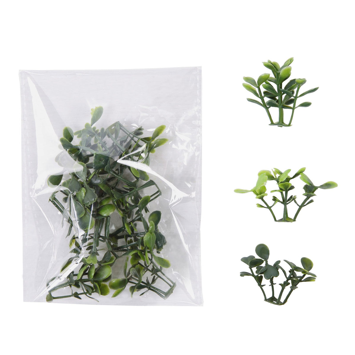 Artificial Topiaries Boxwood Trees 7.6cm Tall 2-Pack Faux Plant Leaves