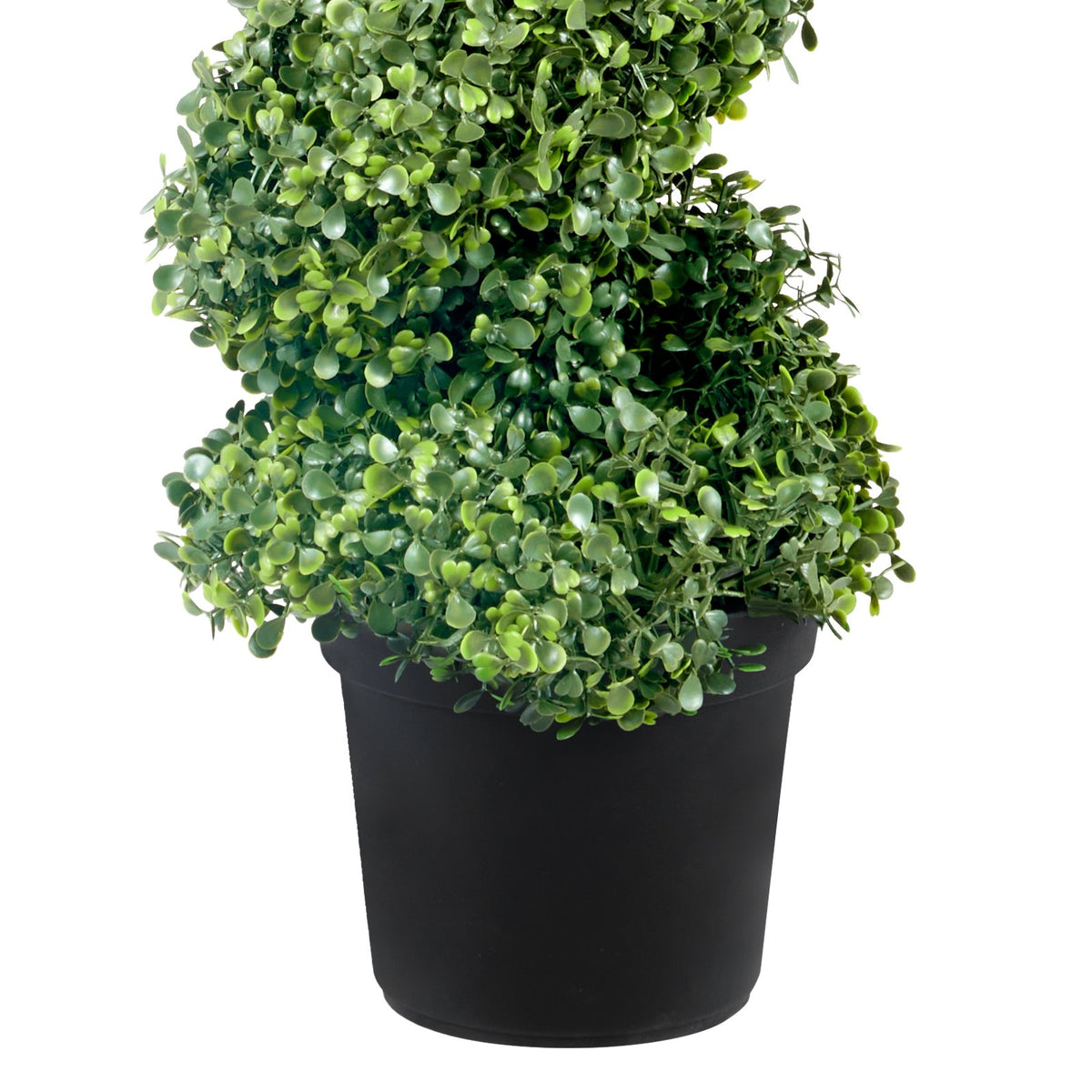 Artificial Topiaries Boxwood Trees 10cm Tall 2-Pack Faux Plant Leaves